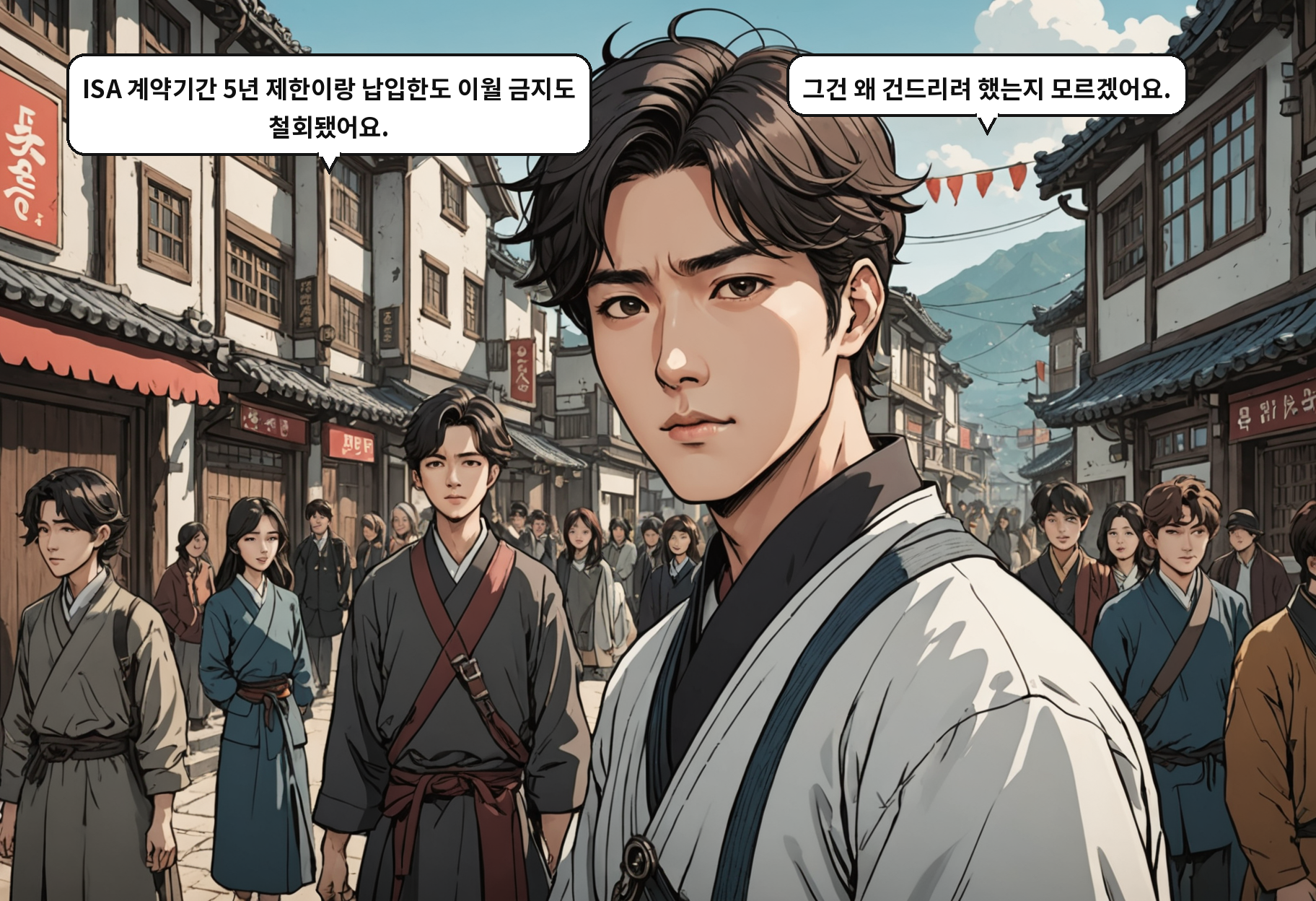 A: ISA 계약기간 5년 제한이랑 납입한도 이월 금지도 철회됐어요. B: 그건 왜 건드리려 했는지 모르겠어요.