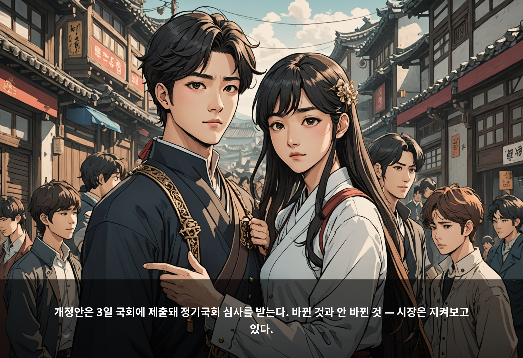 개정안은 3일 국회에 제출돼 정기국회 심사를 받는다. 바뀐 것과 안 바뀐 것 — 시장은 지켜보고 있다.