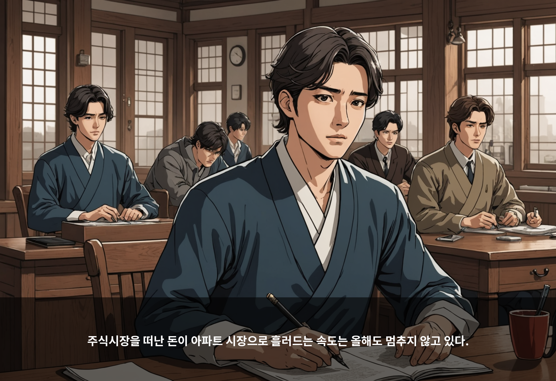 주식시장을 떠난 돈이 아파트 시장으로 흘러드는 속도는 올해도 멈추지 않고 있다.