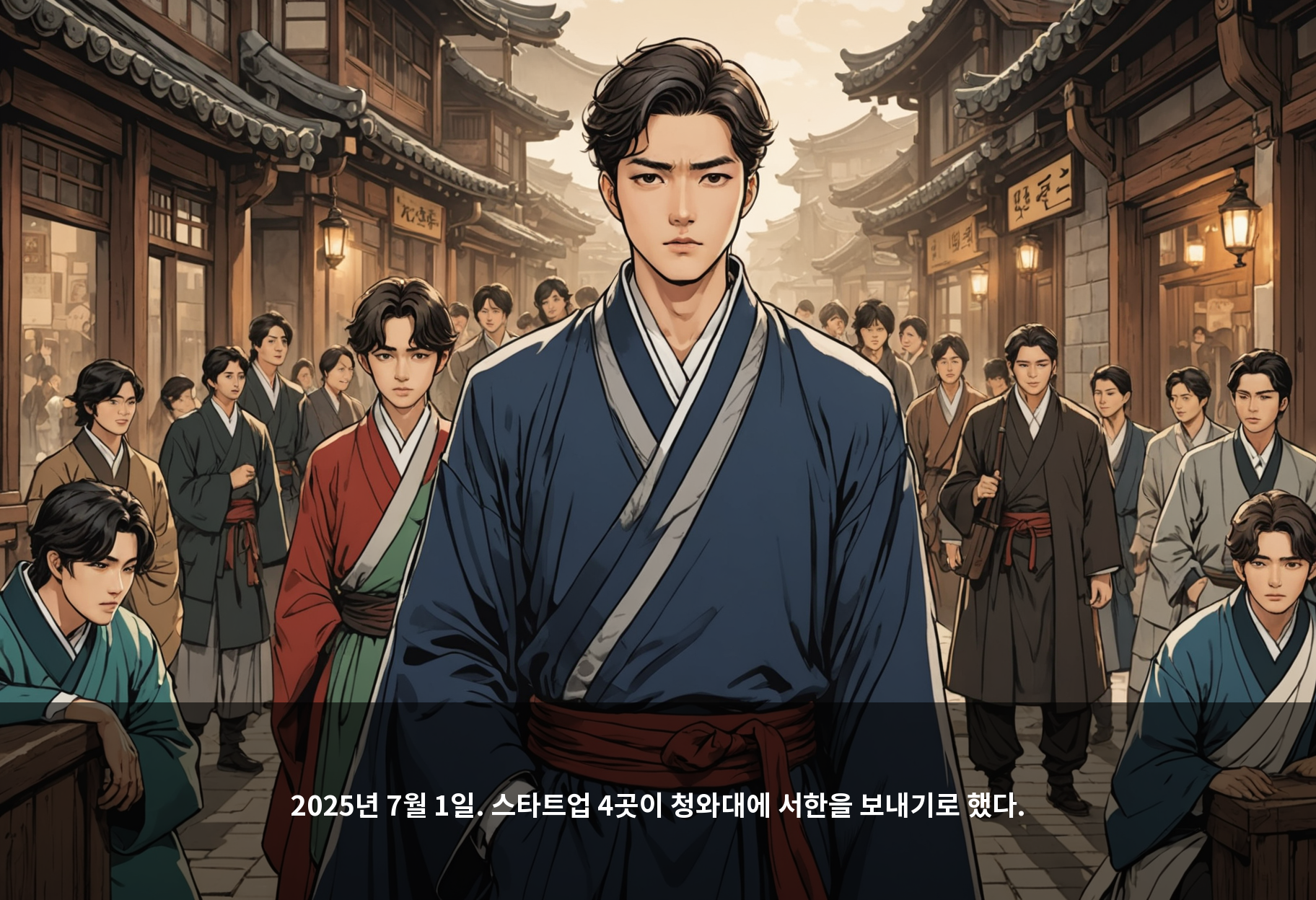 2025년 7월 1일. 스타트업 4곳이 청와대에 서한을 보내기로 했다.