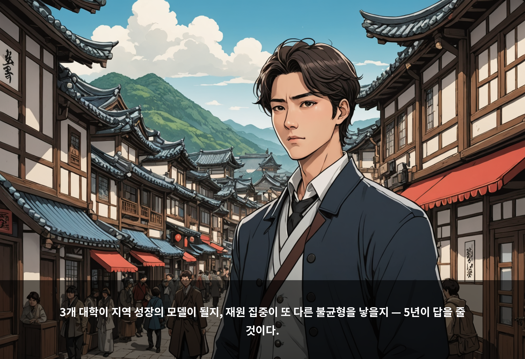 3개 대학이 지역 성장의 모델이 될지, 재원 집중이 또 다른 불균형을 낳을지 — 5년이 답을 줄 것이다.