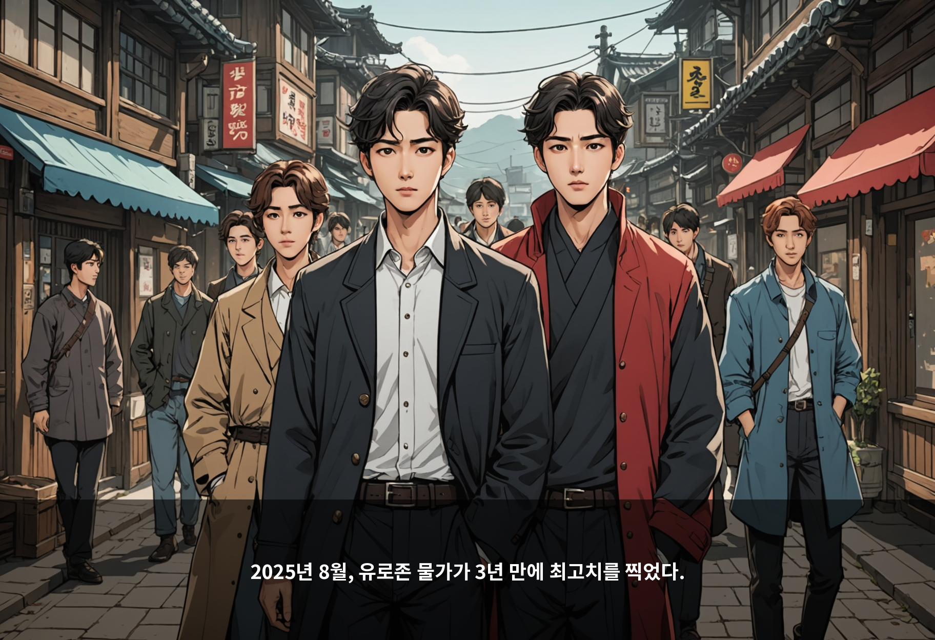 2025년 8월, 유로존 물가가 3년 만에 최고치를 찍었다.