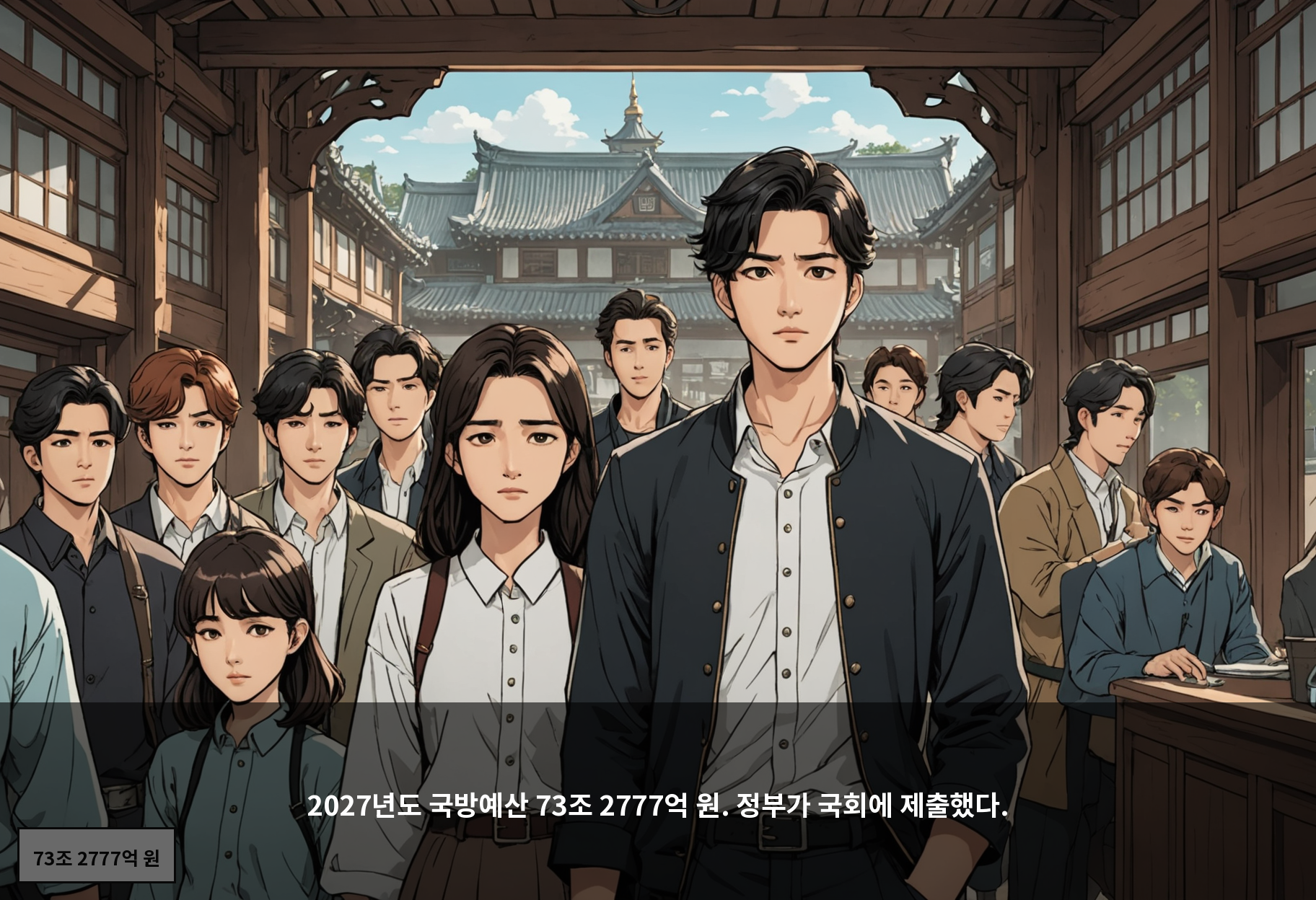 2027년도 국방예산 73조 2777억 원. 정부가 국회에 제출했다.