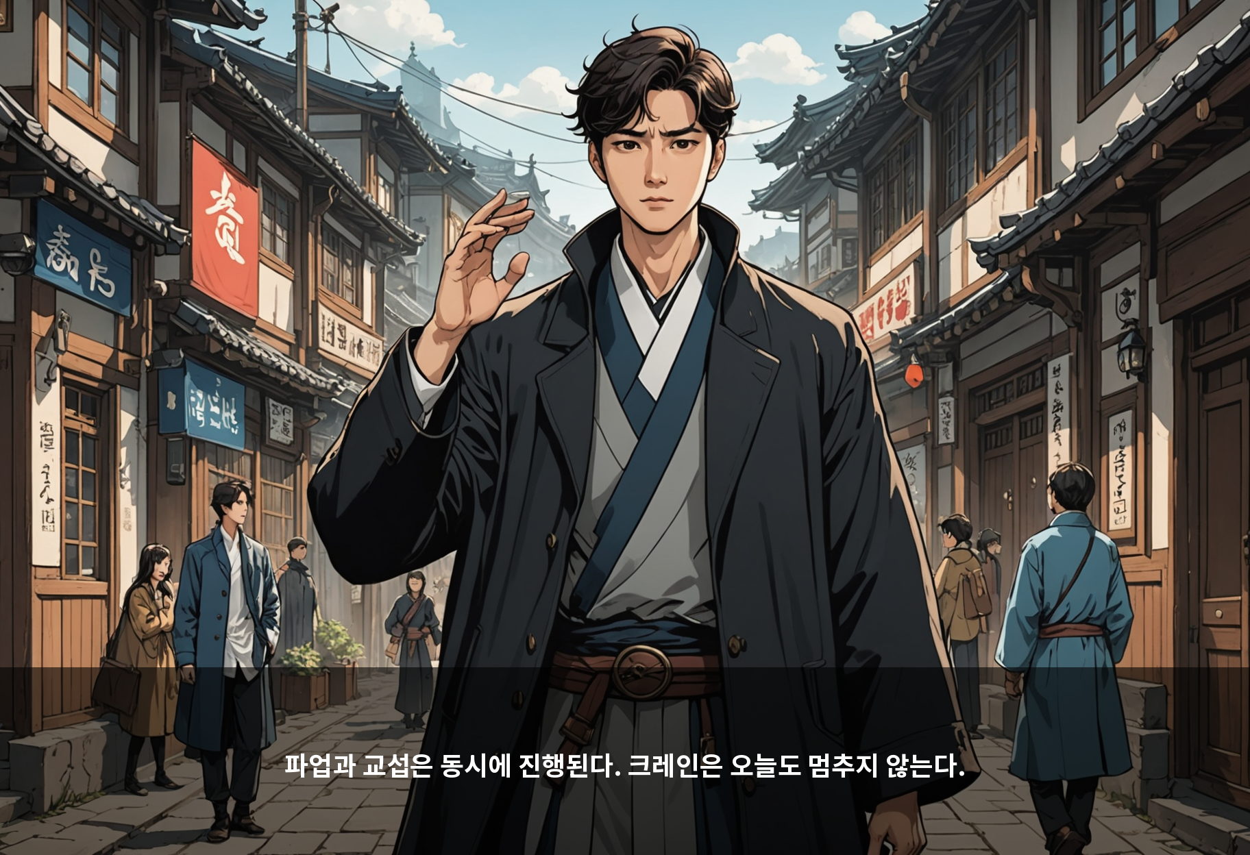 파업과 교섭은 동시에 진행된다. 크레인은 오늘도 멈추지 않는다.