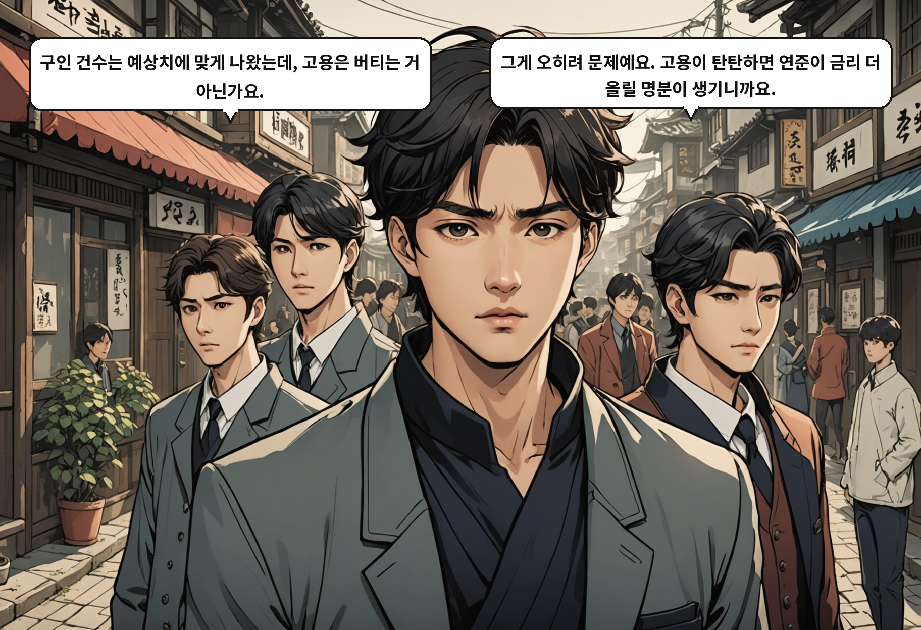 B: 구인 건수는 예상치에 맞게 나왔는데, 고용은 버티는 거 아닌가요. A: 그게 오히려 문제예요. 고용이 탄탄하면 연준이 금리 더 올릴 명분이 생기니까요.
