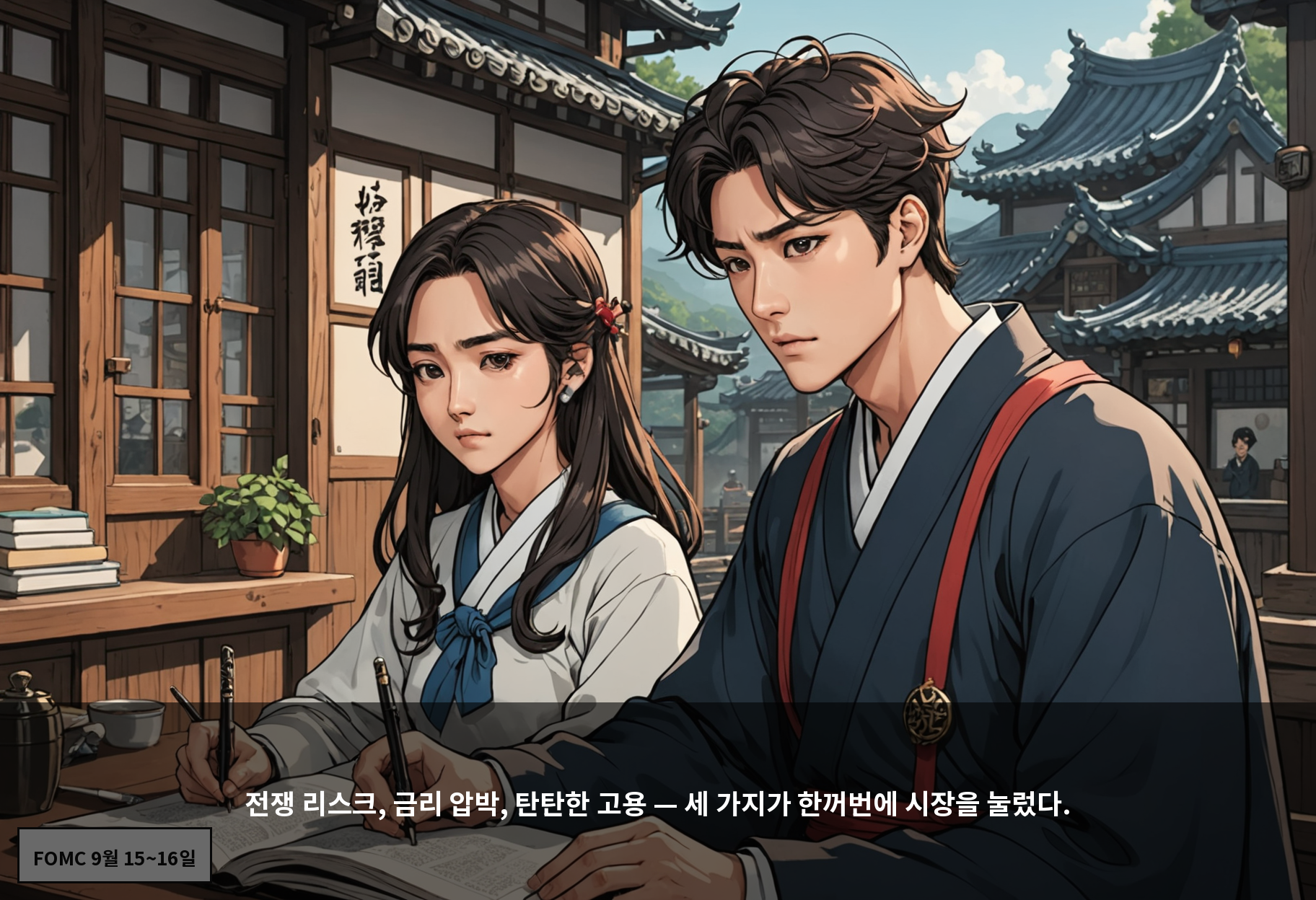 전쟁 리스크, 금리 압박, 탄탄한 고용 — 세 가지가 한꺼번에 시장을 눌렀다.