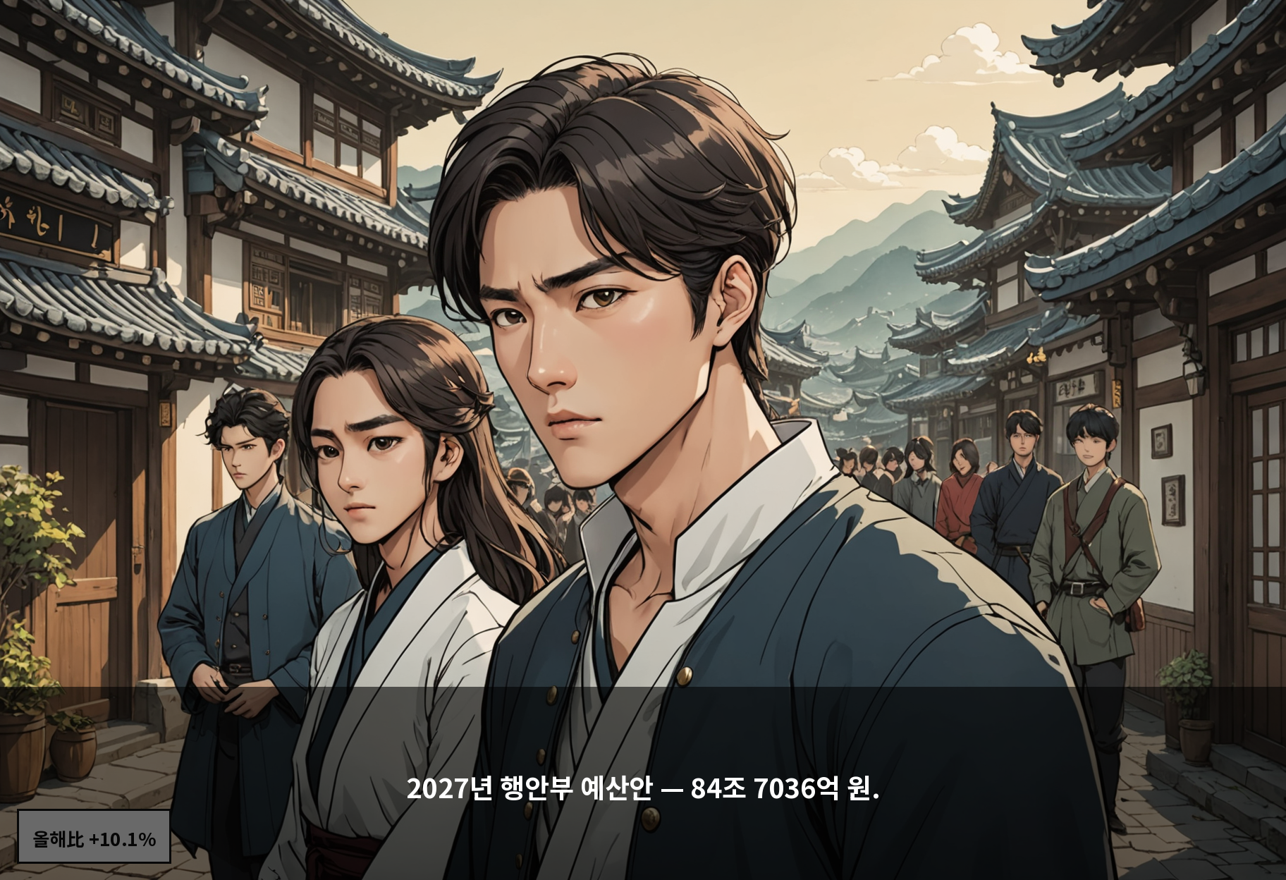 2027년 행안부 예산안 — 84조 7036억 원.