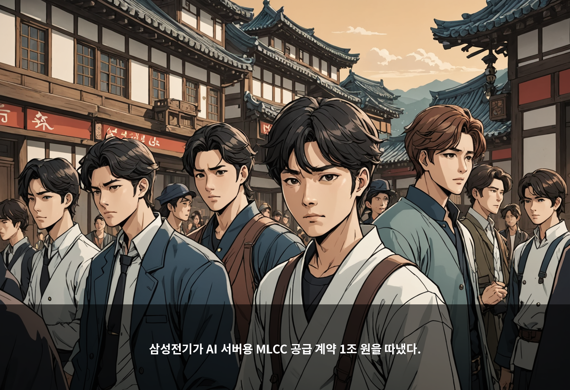 삼성전기가 AI 서버용 MLCC 공급 계약 1조 원을 따냈다.