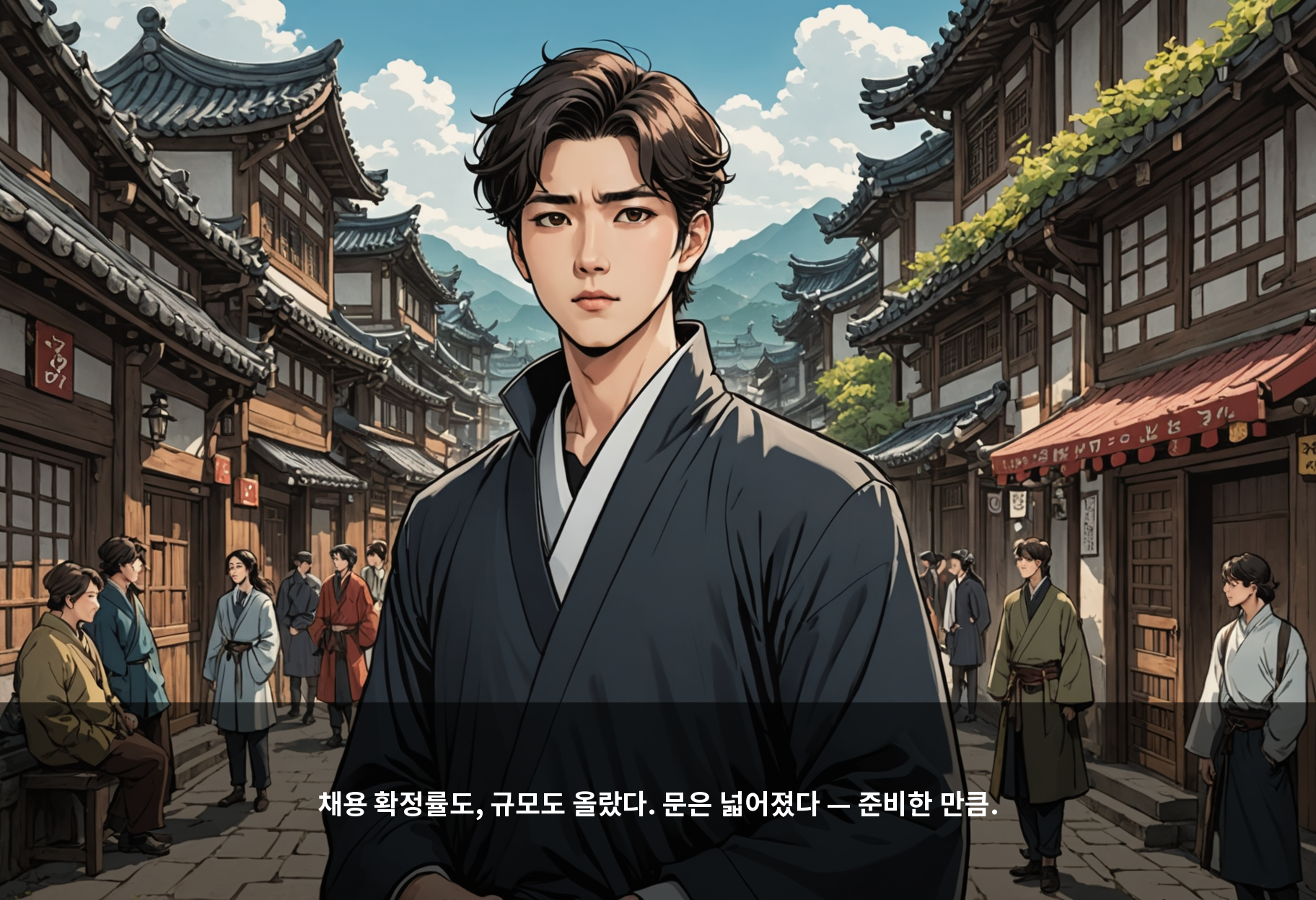 채용 확정률도, 규모도 올랐다. 문은 넓어졌다 — 준비한 만큼.