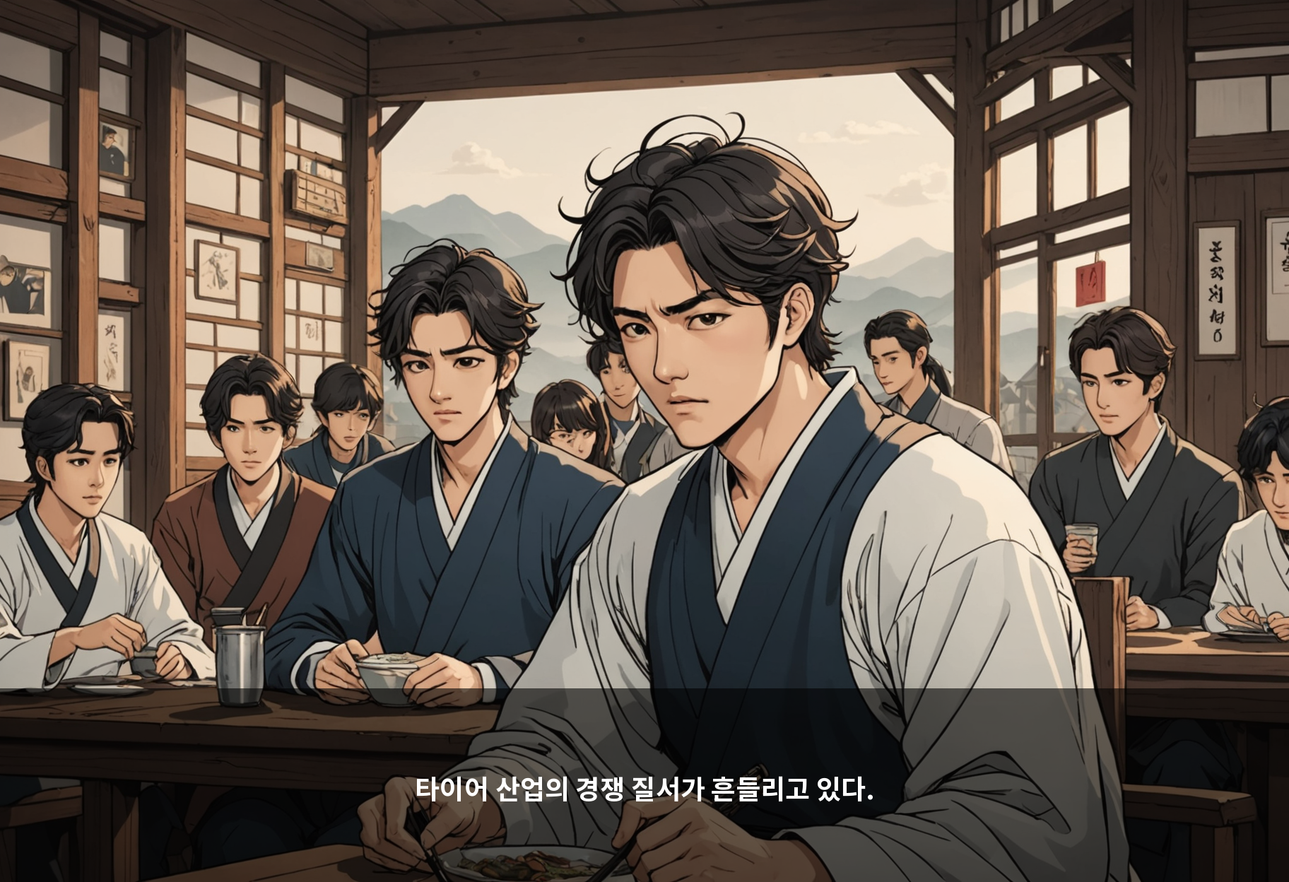 타이어 산업의 경쟁 질서가 흔들리고 있다.
