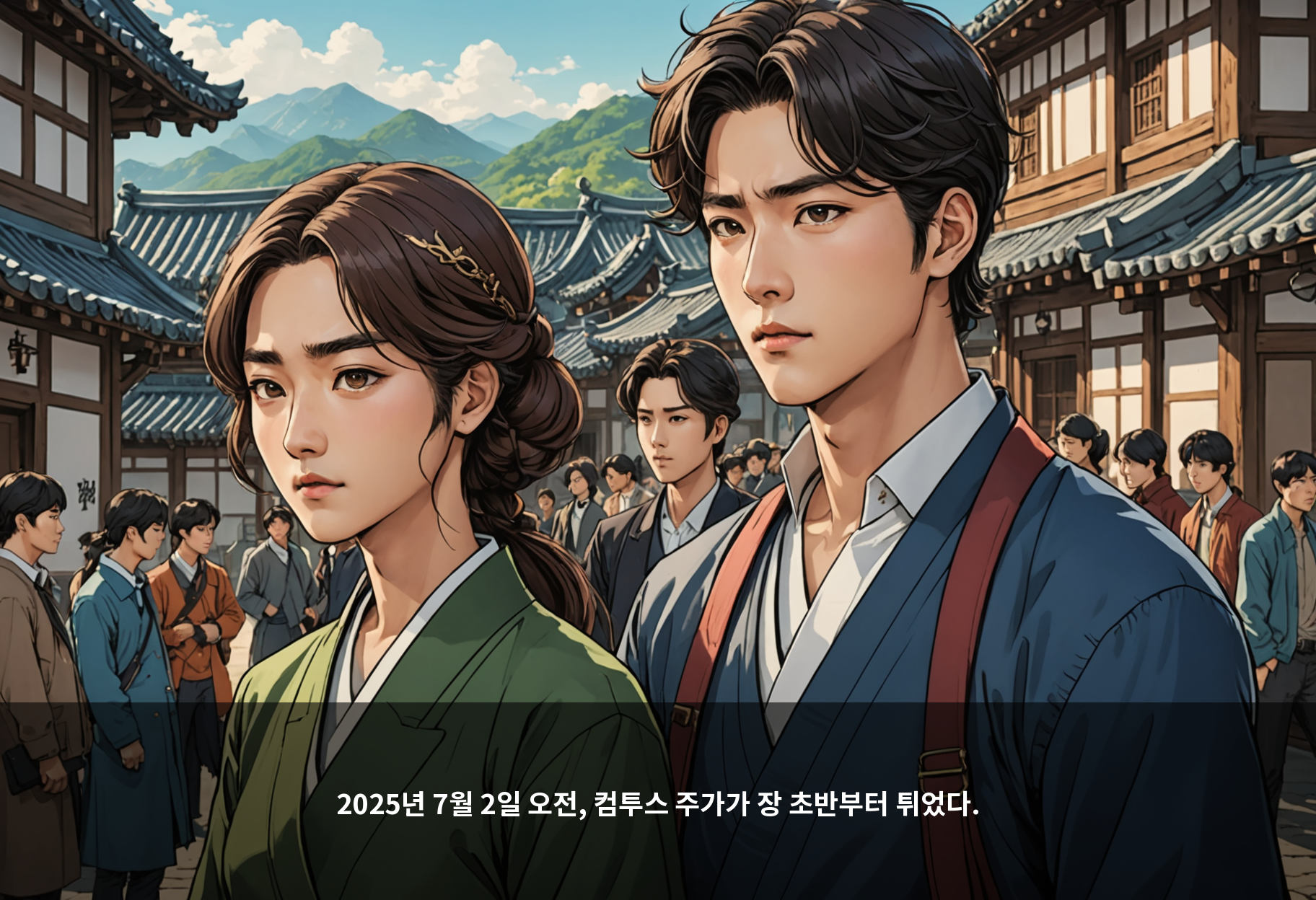 2025년 7월 2일 오전, 컴투스 주가가 장 초반부터 튀었다.