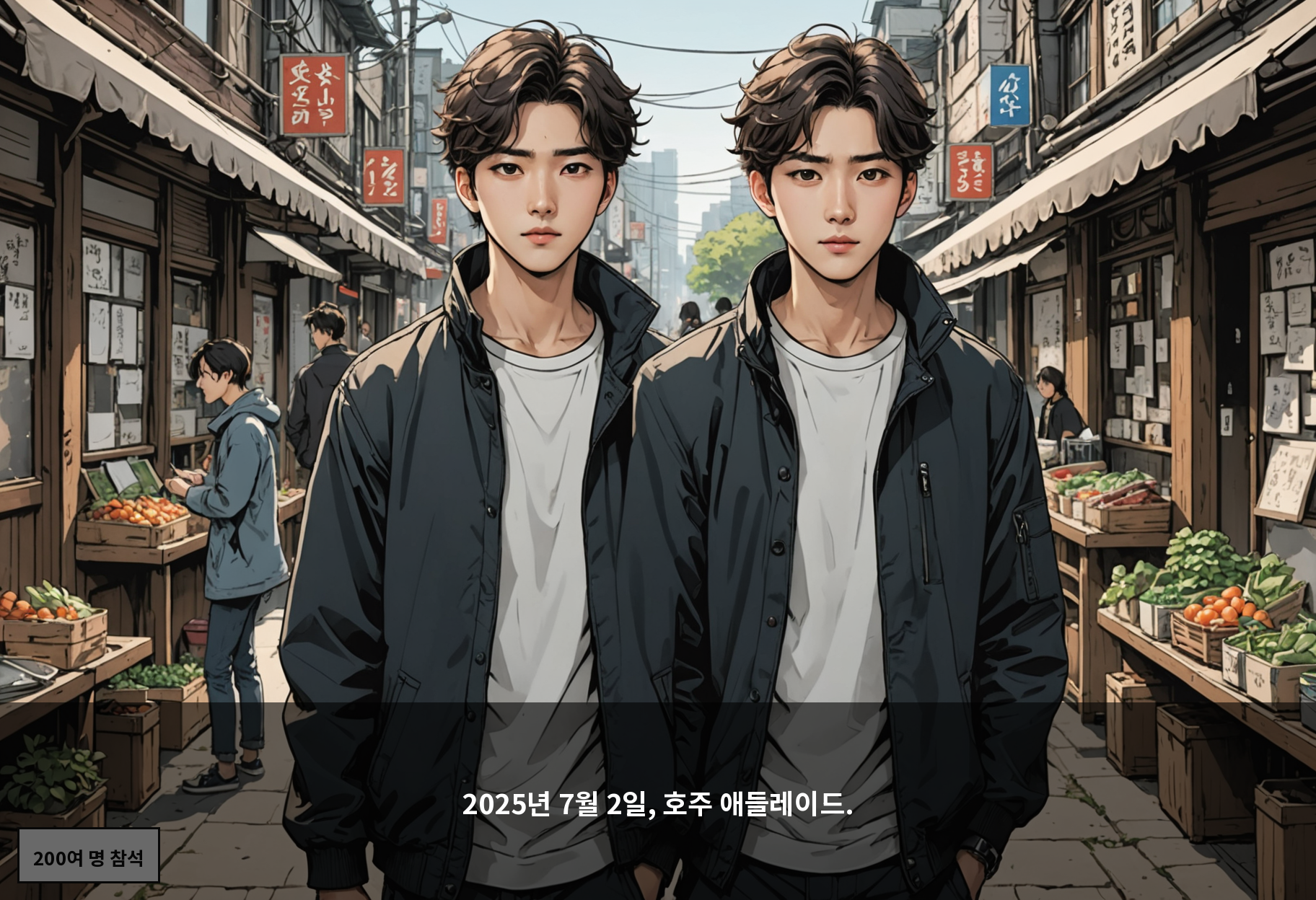 2025년 7월 2일, 호주 애들레이드.