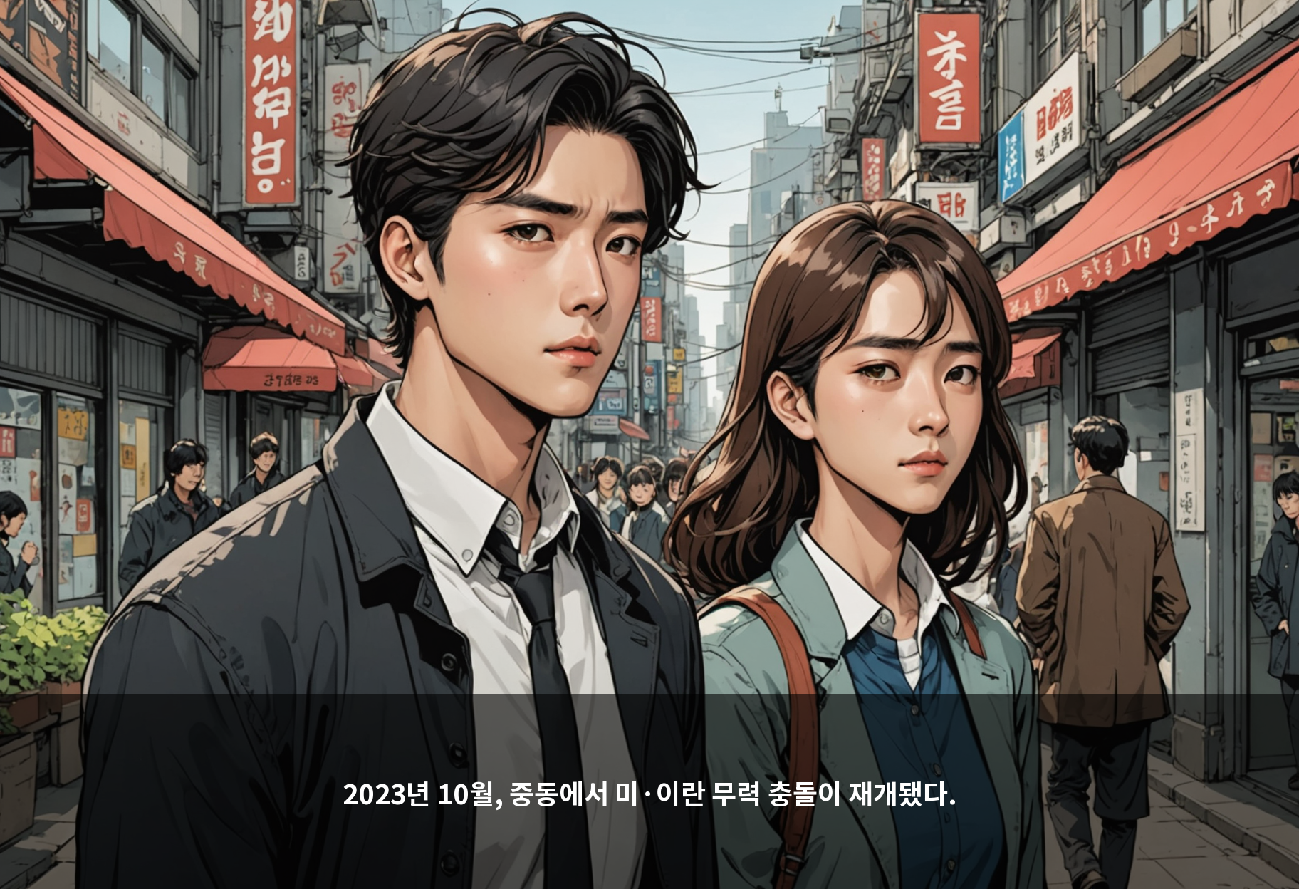 2023년 10월, 중동에서 미·이란 무력 충돌이 재개됐다.