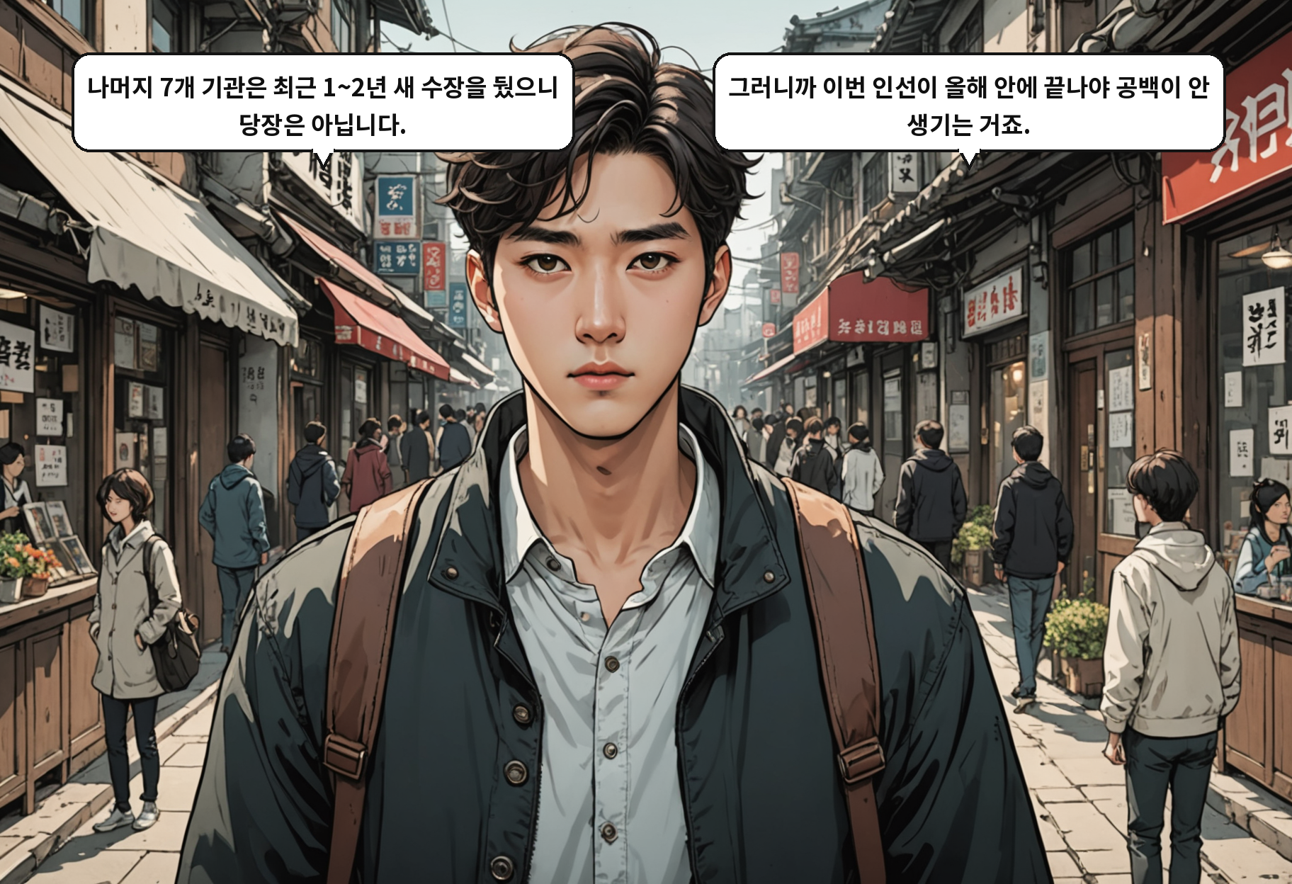 B: 나머지 7개 기관은 최근 1~2년 새 수장을 뒀으니 당장은 아닙니다. A: 그러니까 이번 인선이 올해 안에 끝나야 공백이 안 생기는 거죠.