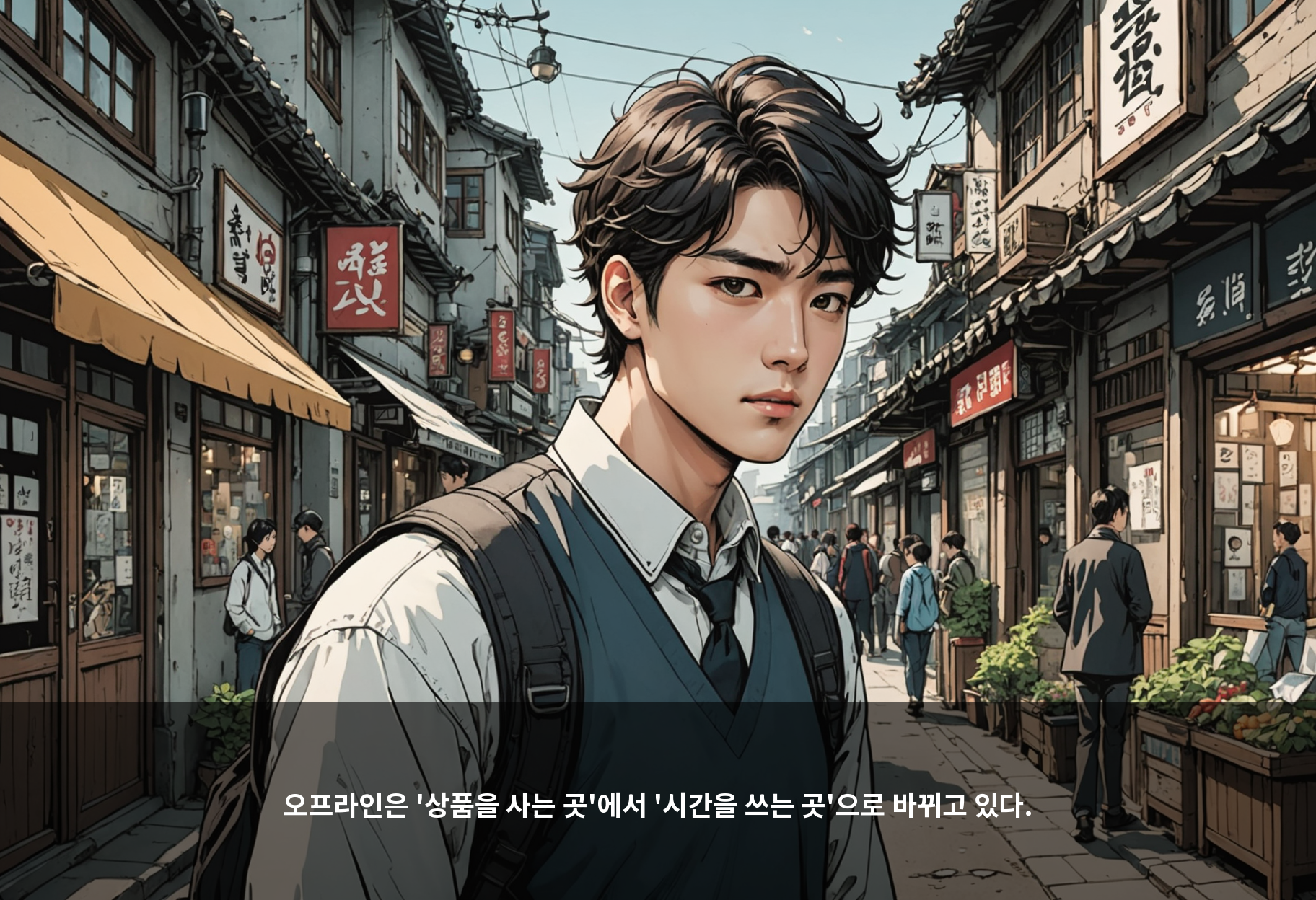 오프라인은 '상품을 사는 곳'에서 '시간을 쓰는 곳'으로 바뀌고 있다.