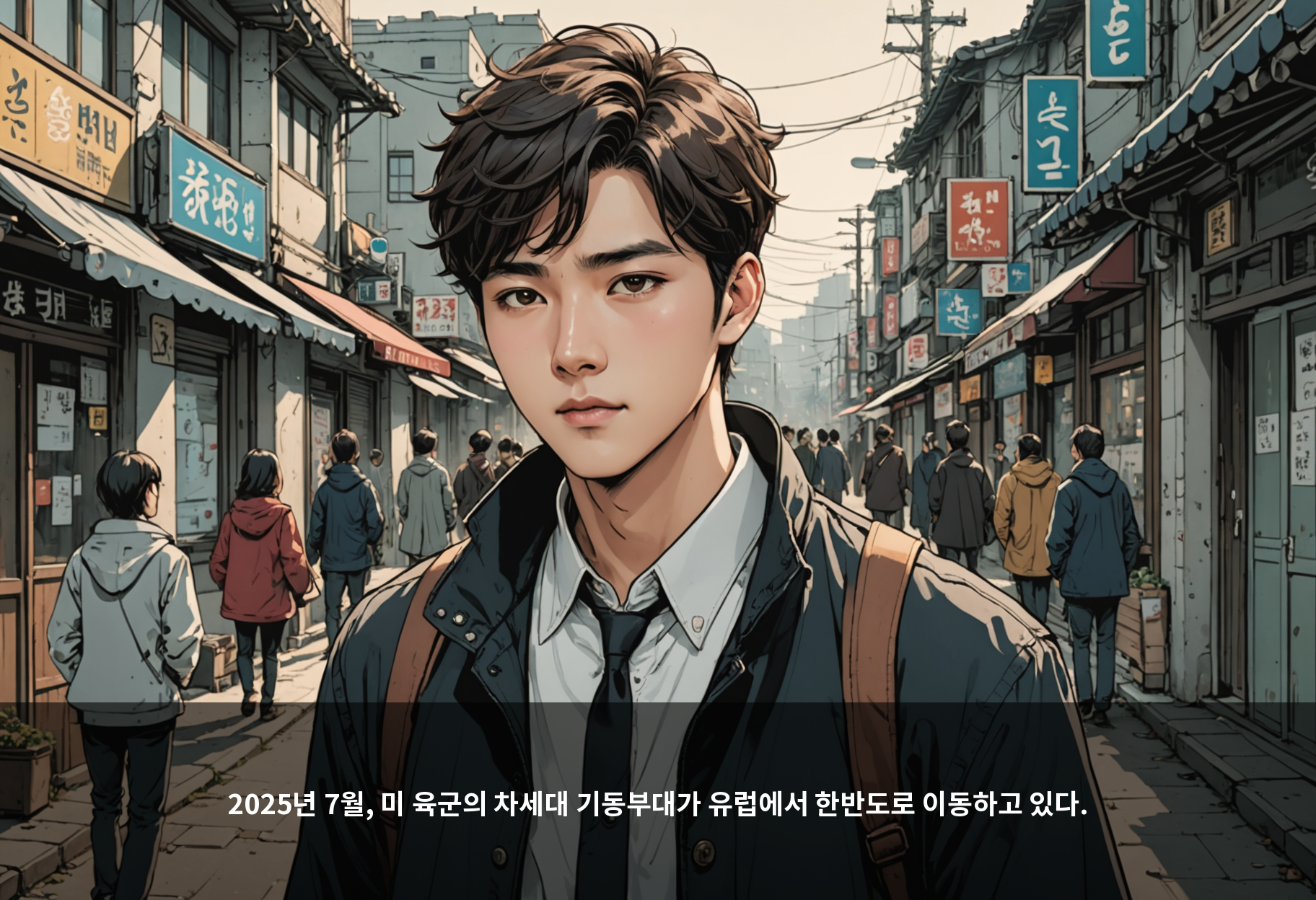 2025년 7월, 미 육군의 차세대 기동부대가 유럽에서 한반도로 이동하고 있다.