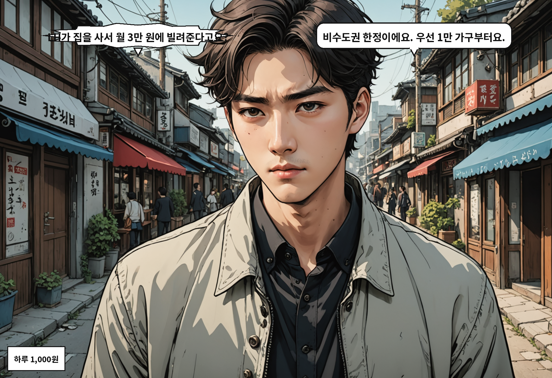 A: LH가 집을 사서 월 3만 원에 빌려준다고요? B: 비수도권 한정이에요. 우선 1만 가구부터요.