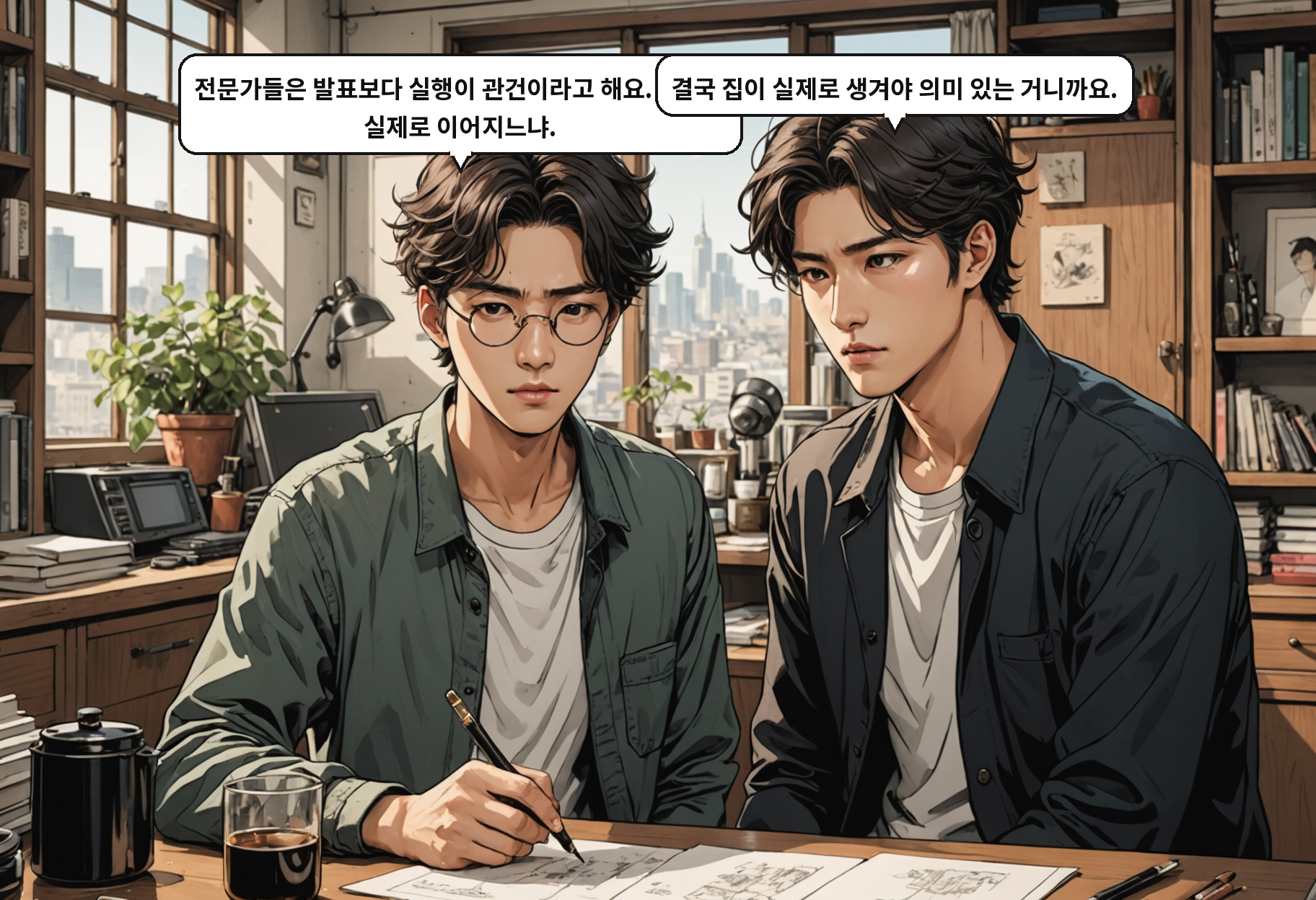 B: 전문가들은 발표보다 실행이 관건이라고 해요. 공급이 실제로 이어지느냐. A: 결국 집이 실제로 생겨야 의미 있는 거니까요.