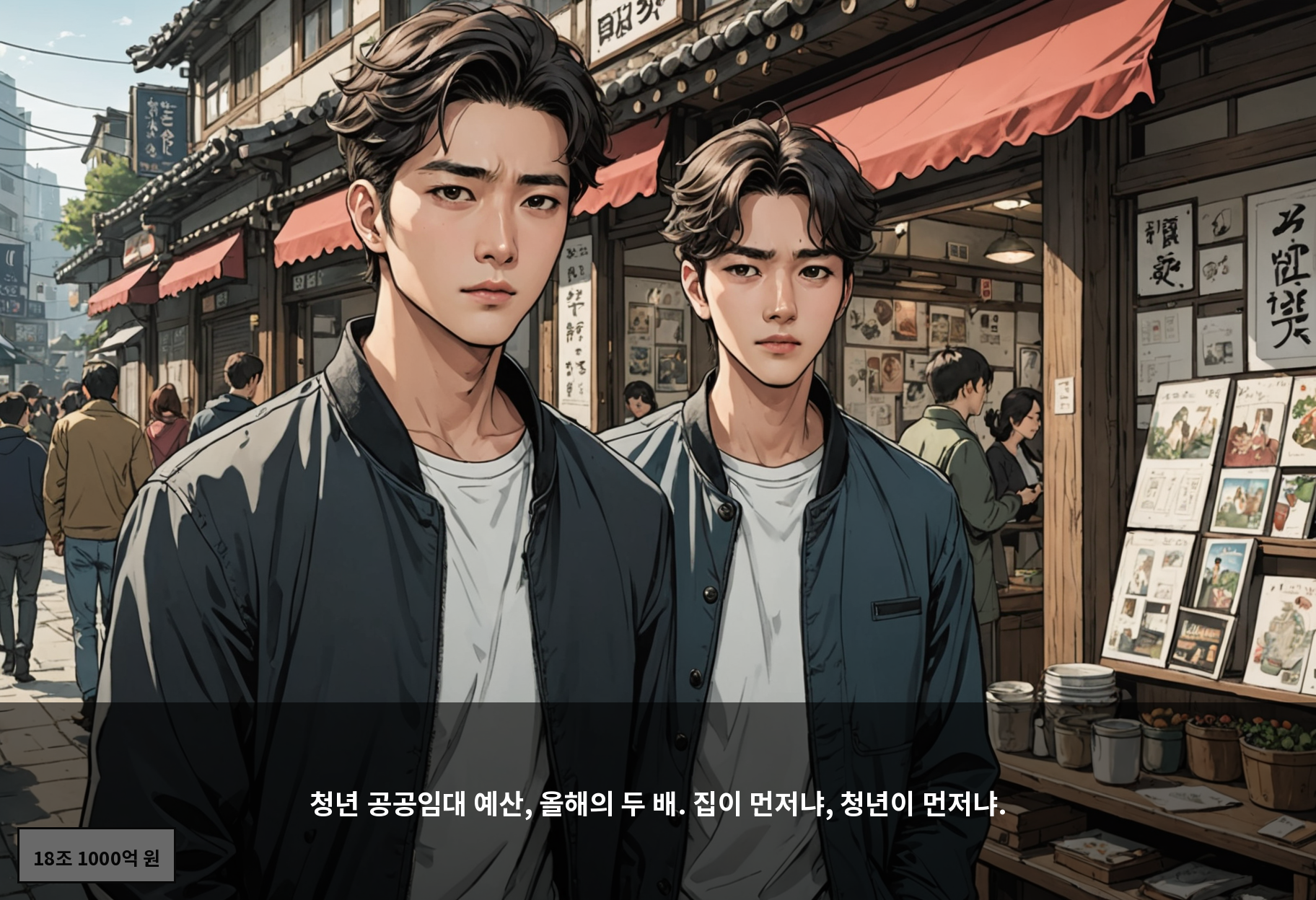 청년 공공임대 예산, 올해의 두 배. 집이 먼저냐, 청년이 먼저냐.