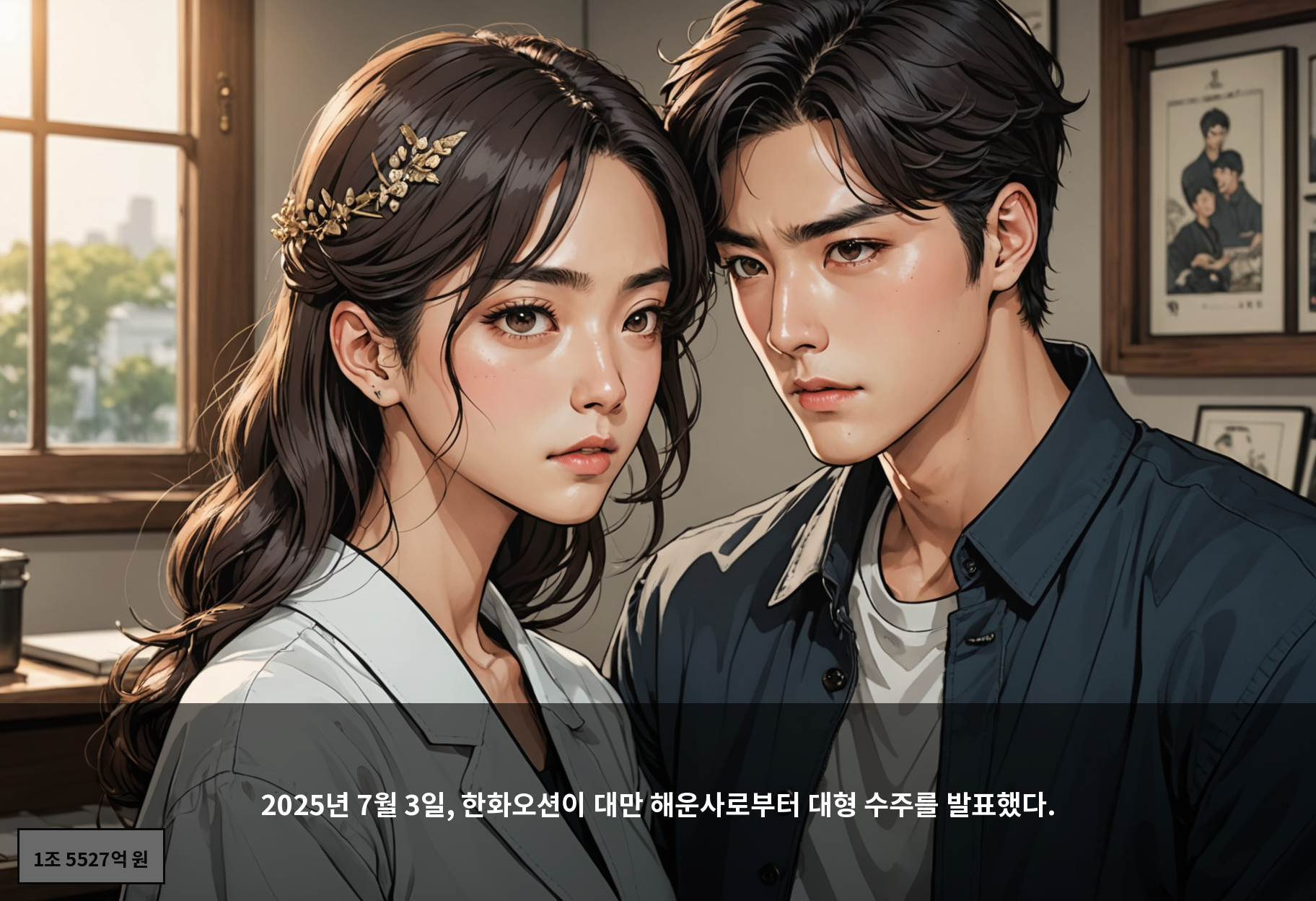 2025년 7월 3일, 한화오션이 대만 해운사로부터 대형 수주를 발표했다.