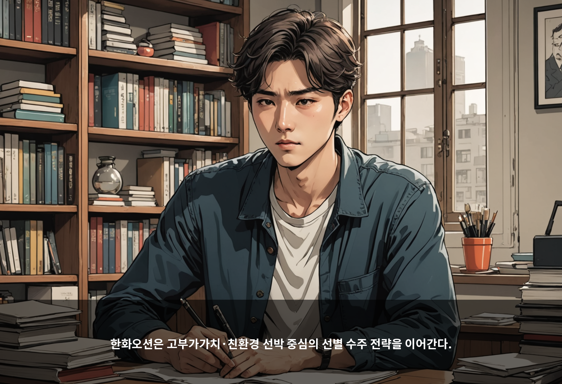 한화오션은 고부가가치·친환경 선박 중심의 선별 수주 전략을 이어간다.