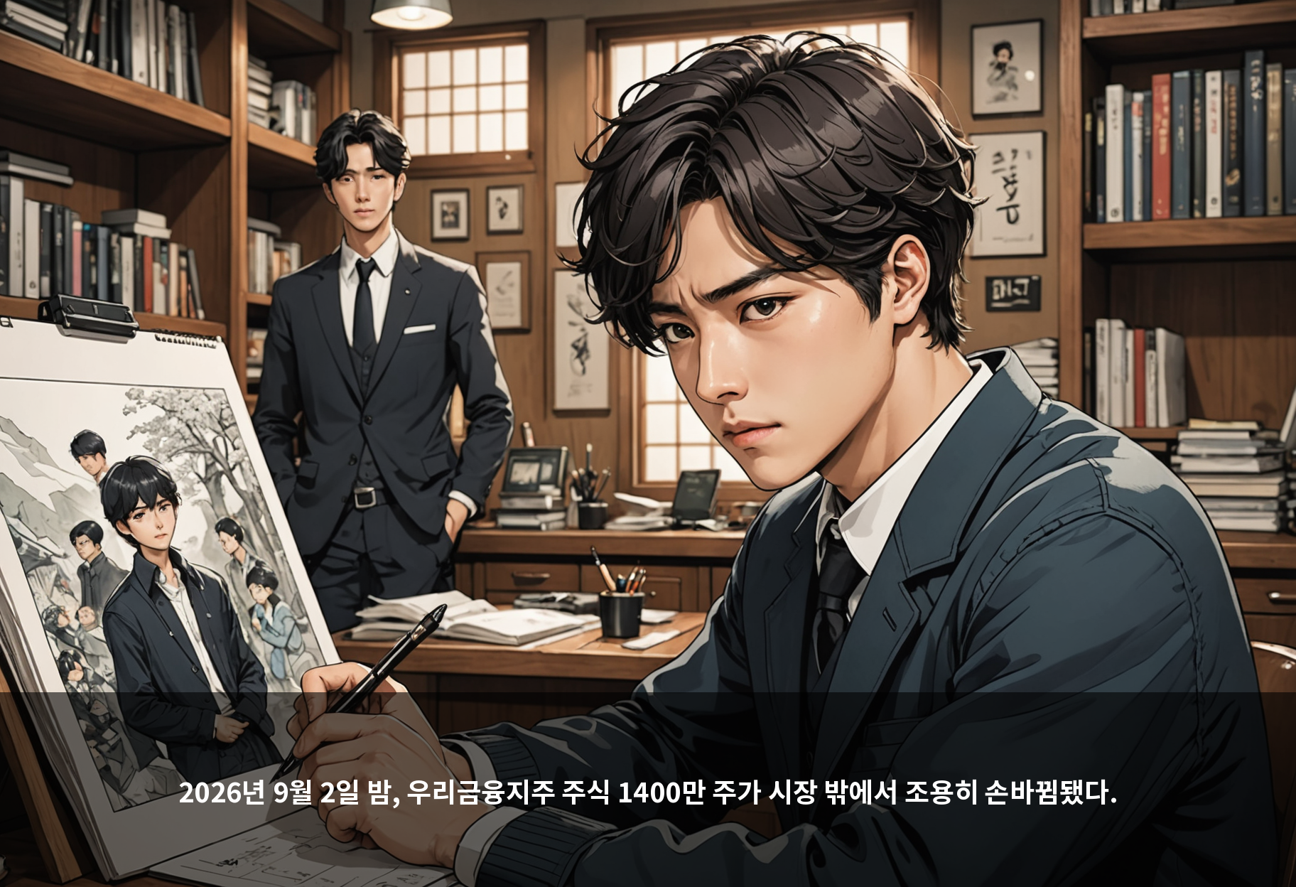 2026년 9월 2일 밤, 우리금융지주 주식 1400만 주가 시장 밖에서 조용히 손바뀜됐다.