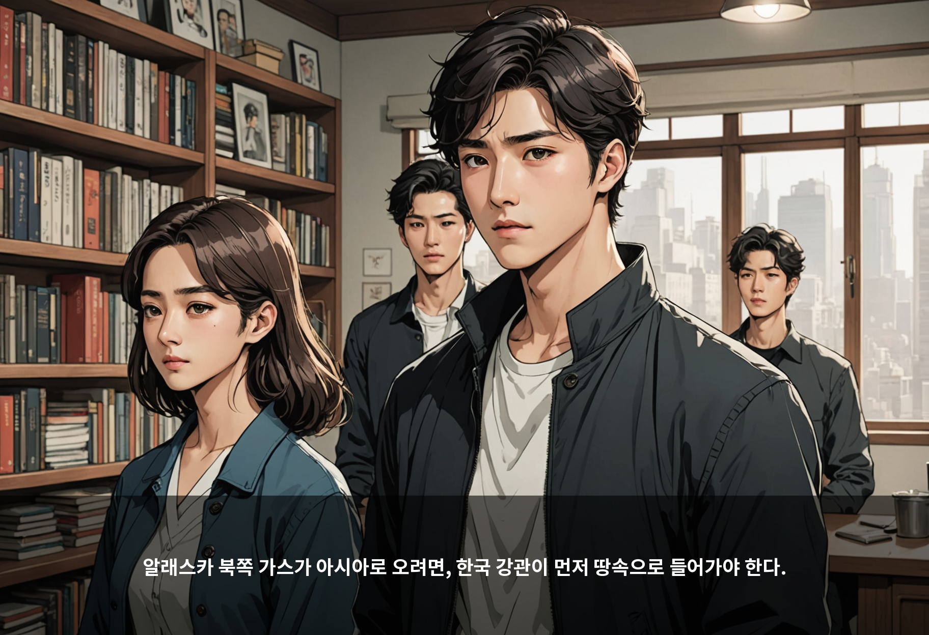 알래스카 북쪽 가스가 아시아로 오려면, 한국 강관이 먼저 땅속으로 들어가야 한다.