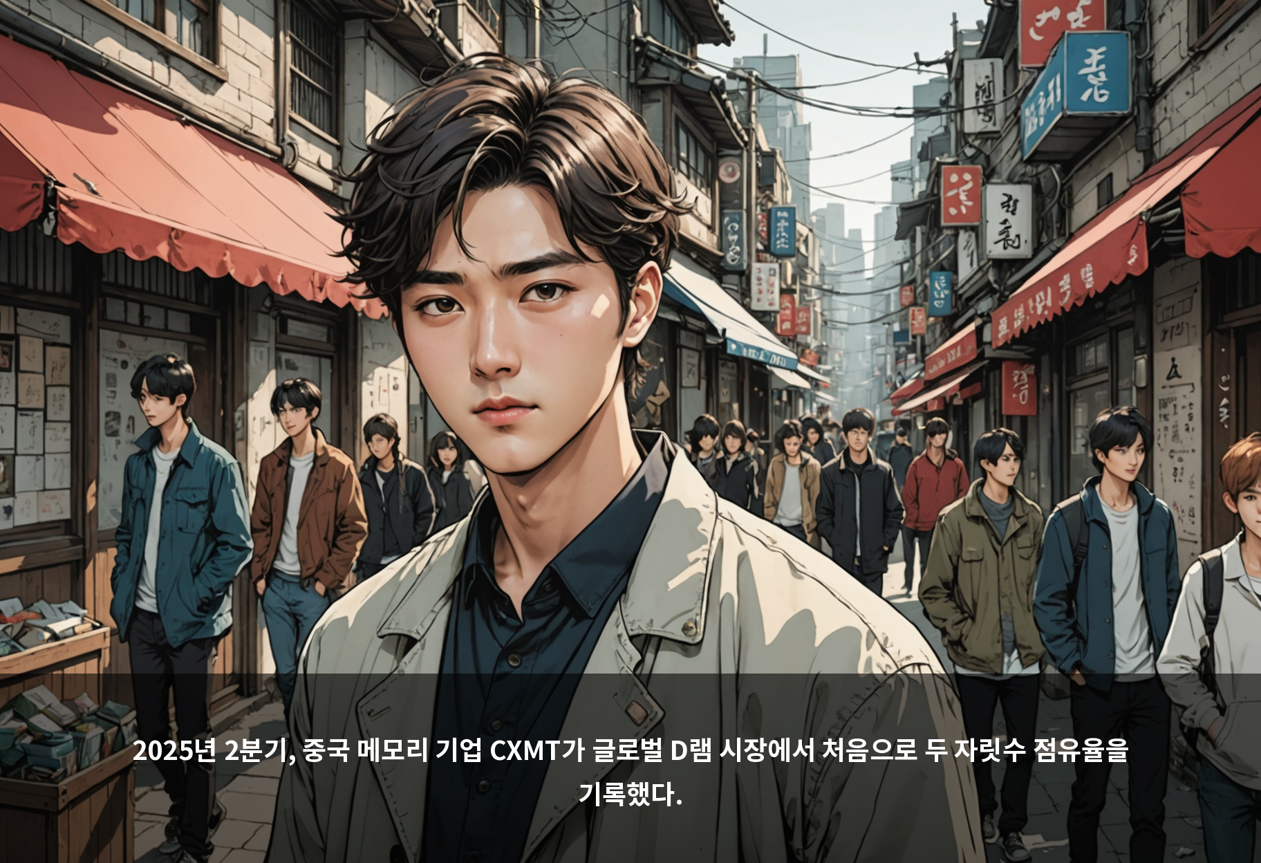 2025년 2분기, 중국 메모리 기업 CXMT가 글로벌 D램 시장에서 처음으로 두 자릿수 점유율을 기록했다.