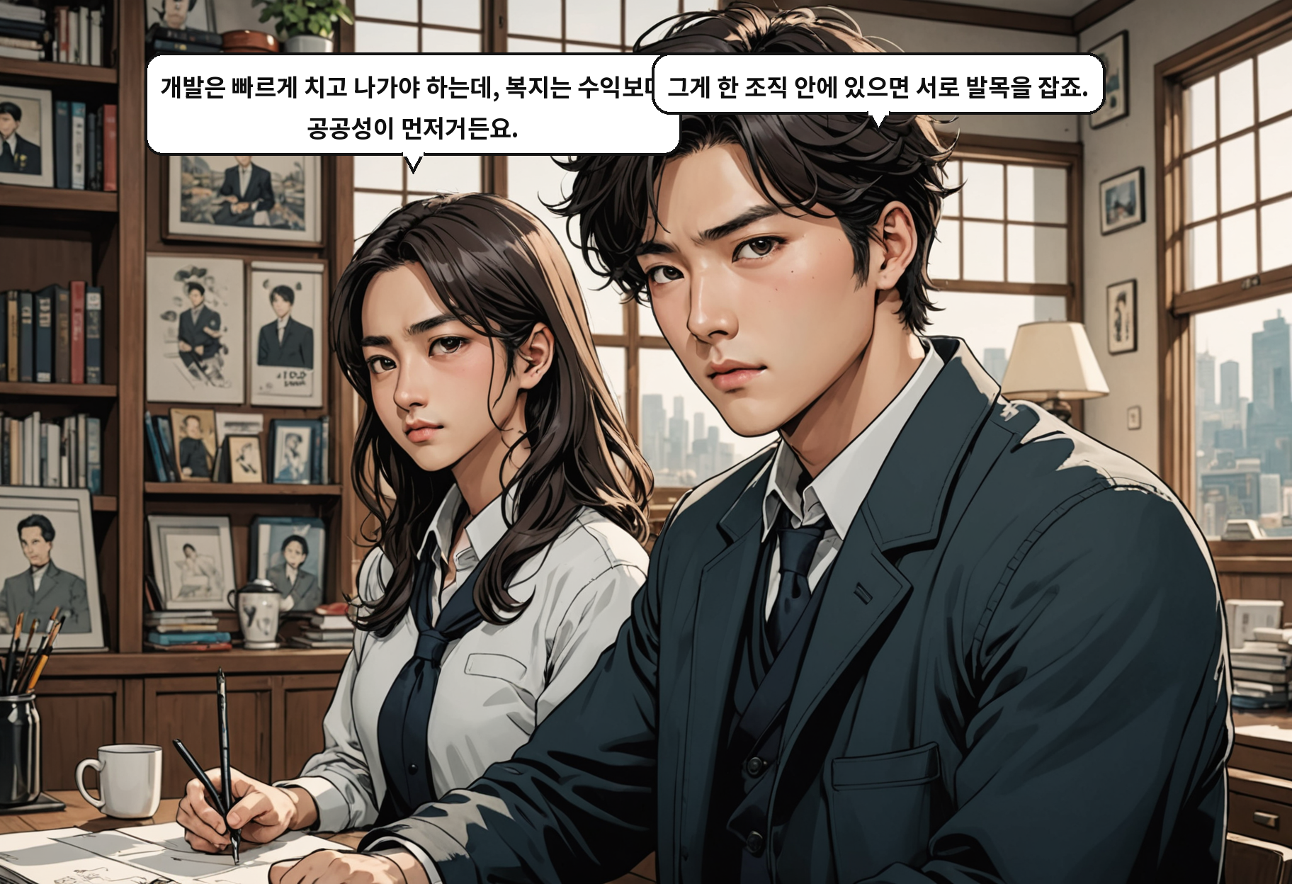 B: 임대주택 운영 부담도 계속 쌓였고요. A: 그러니까 아예 기능을 잘라낸 거죠.