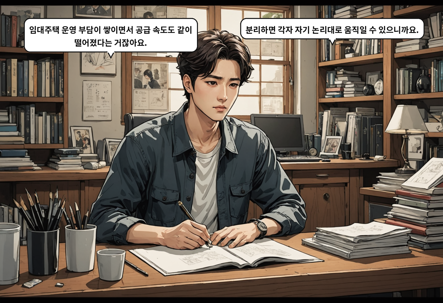 A: 개발 쪽은 주택도시개발공사가 맡아요. 가칭이지만요. B: 공급 속도 높이는 게 목표니까 따로 빼는 게 맞긴 해요.