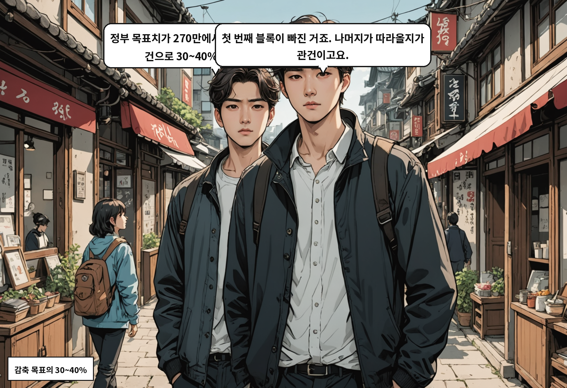B: 정부 목표치가 270만에서 370만 톤인데, 이번 한 건으로 30~40%를 채운 거예요? A: 첫 번째 블록이 빠진 거죠. 나머지가 따라올지가 관건이고요.