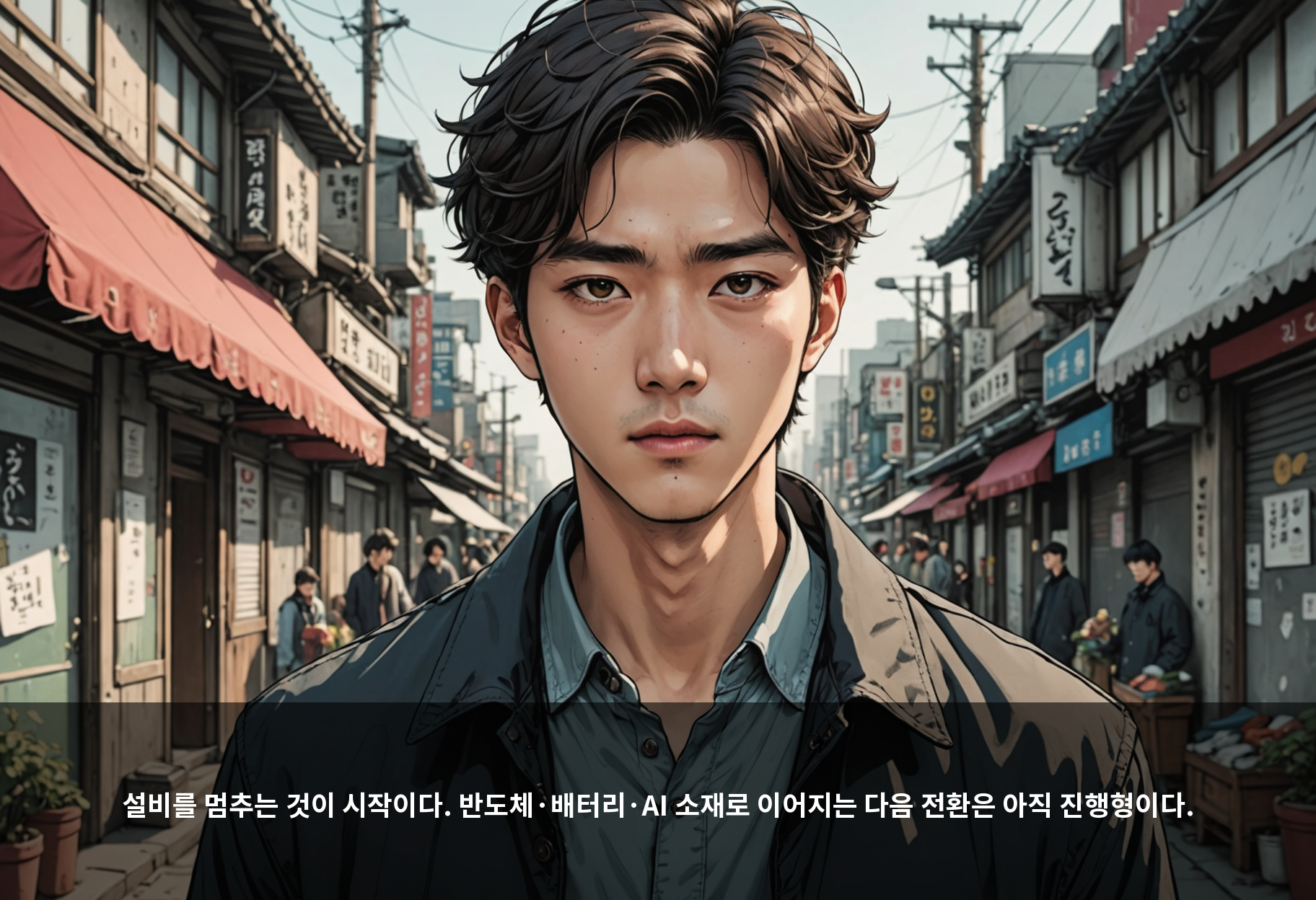 설비를 멈추는 것이 시작이다. 반도체·배터리·AI 소재로 이어지는 다음 전환은 아직 진행형이다.