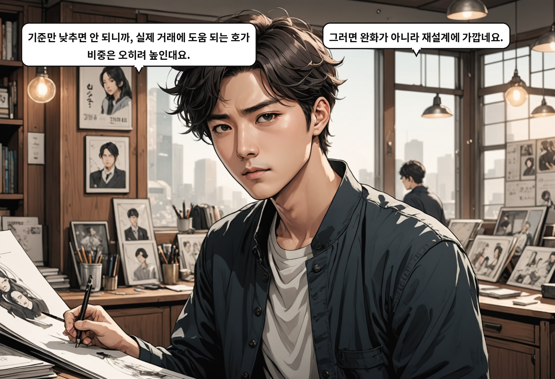 A: 기준만 낮추면 안 되니까, 실제 거래에 도움 되는 호가 비중은 오히려 높인대요. B: 그러면 완화가 아니라 재설계에 가깝네요.