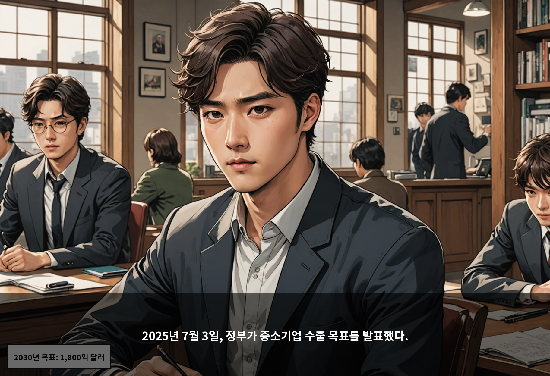 2025년 7월 3일, 정부가 중소기업 수출 목표를 발표했다.