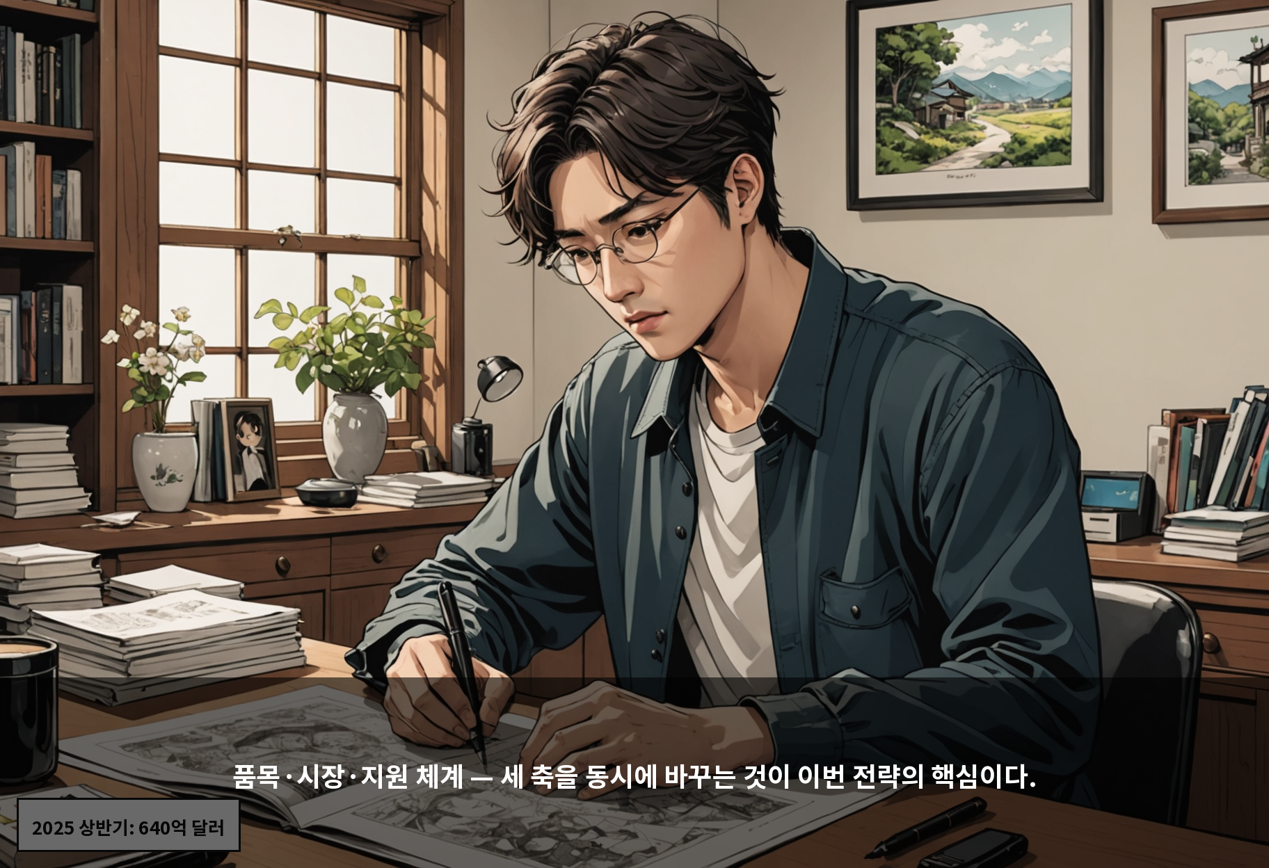 품목·시장·지원 체계 — 세 축을 동시에 바꾸는 것이 이번 전략의 핵심이다.