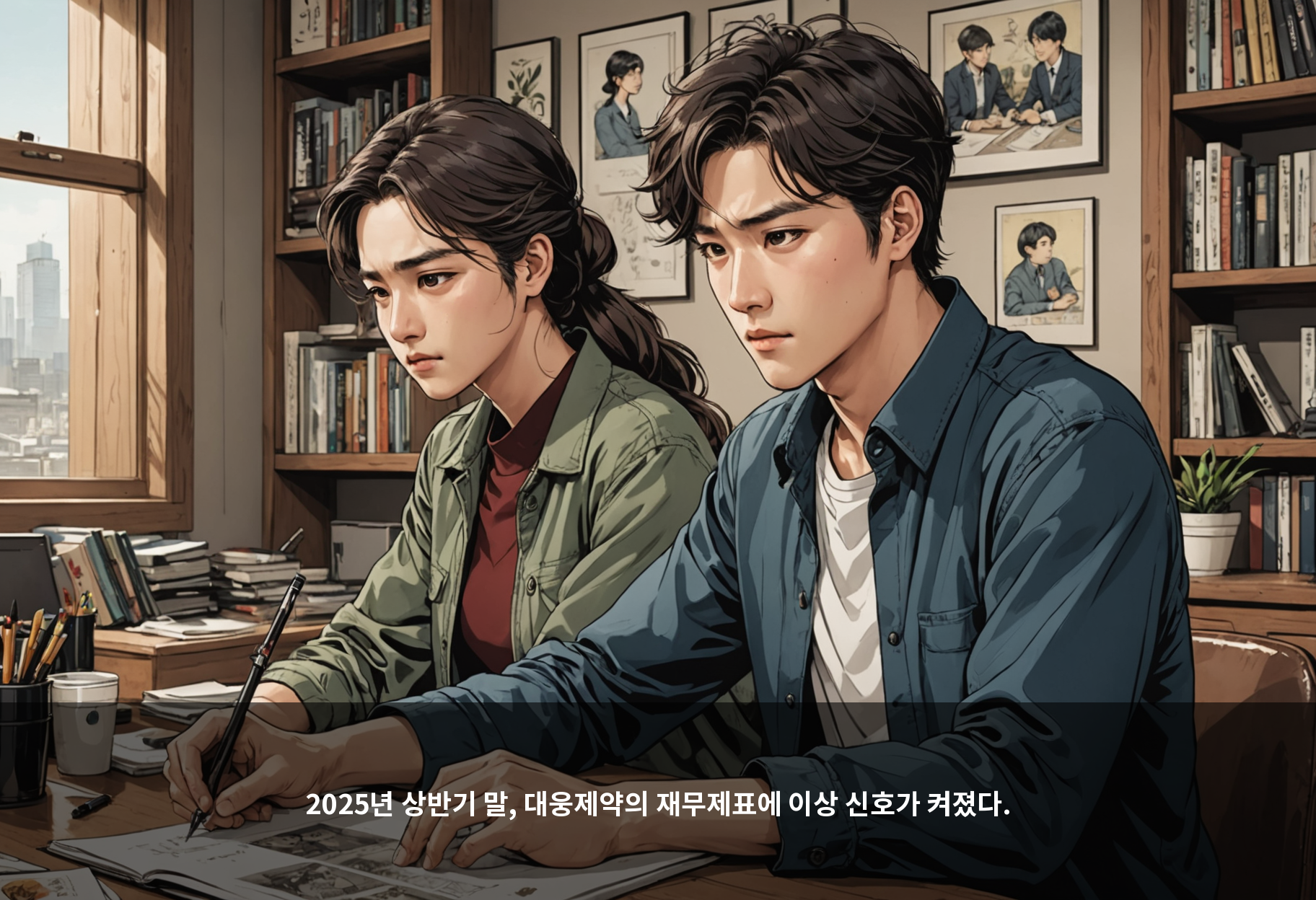2025년 상반기 말, 대웅제약의 재무제표에 이상 신호가 켜졌다.