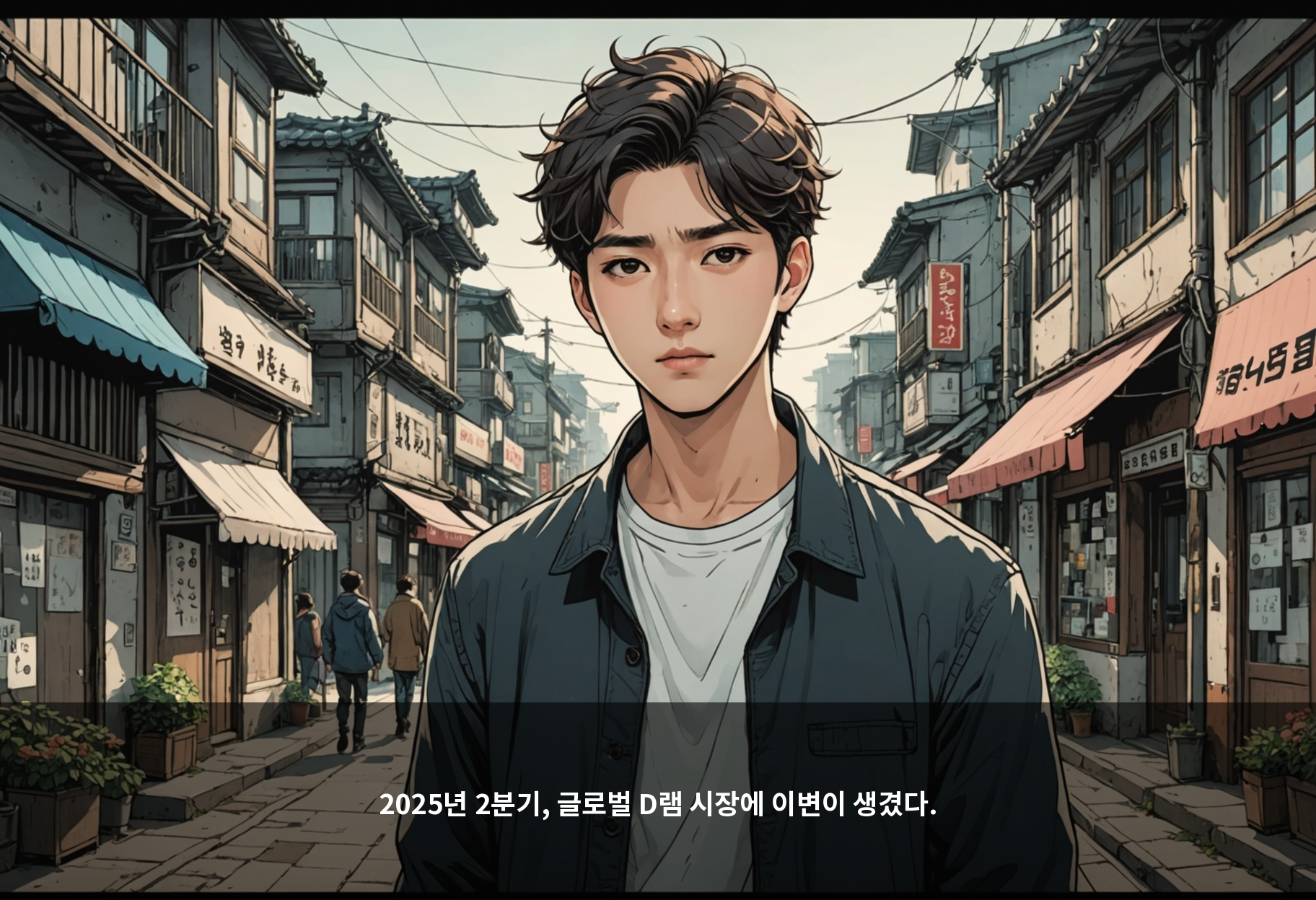 2025년 2분기, 글로벌 D램 시장에 이변이 생겼다.