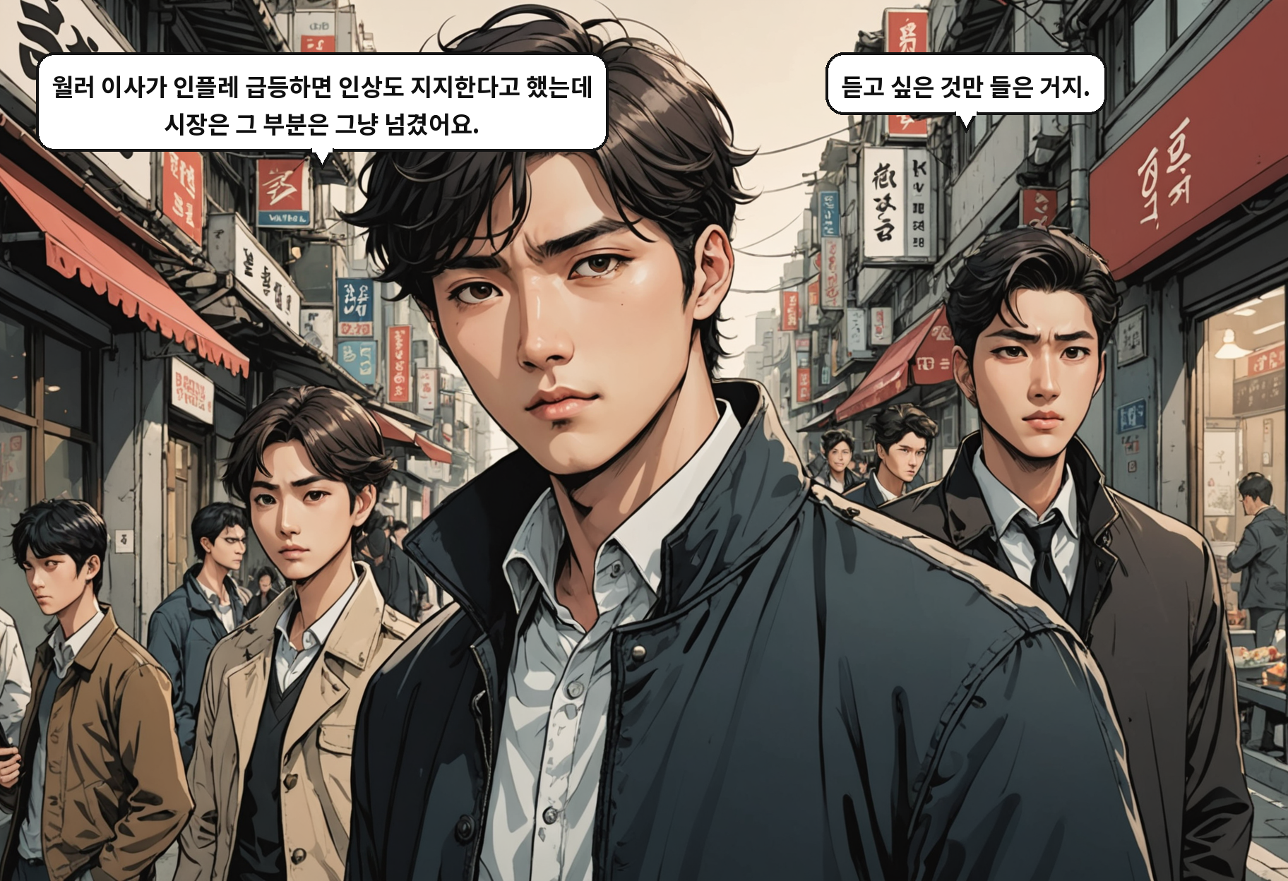 A: 월러 이사가 인플레 급등하면 인상도 지지한다고 했는데 시장은 그 부분은 그냥 넘겼어요. B: 듣고 싶은 것만 들은 거지.
