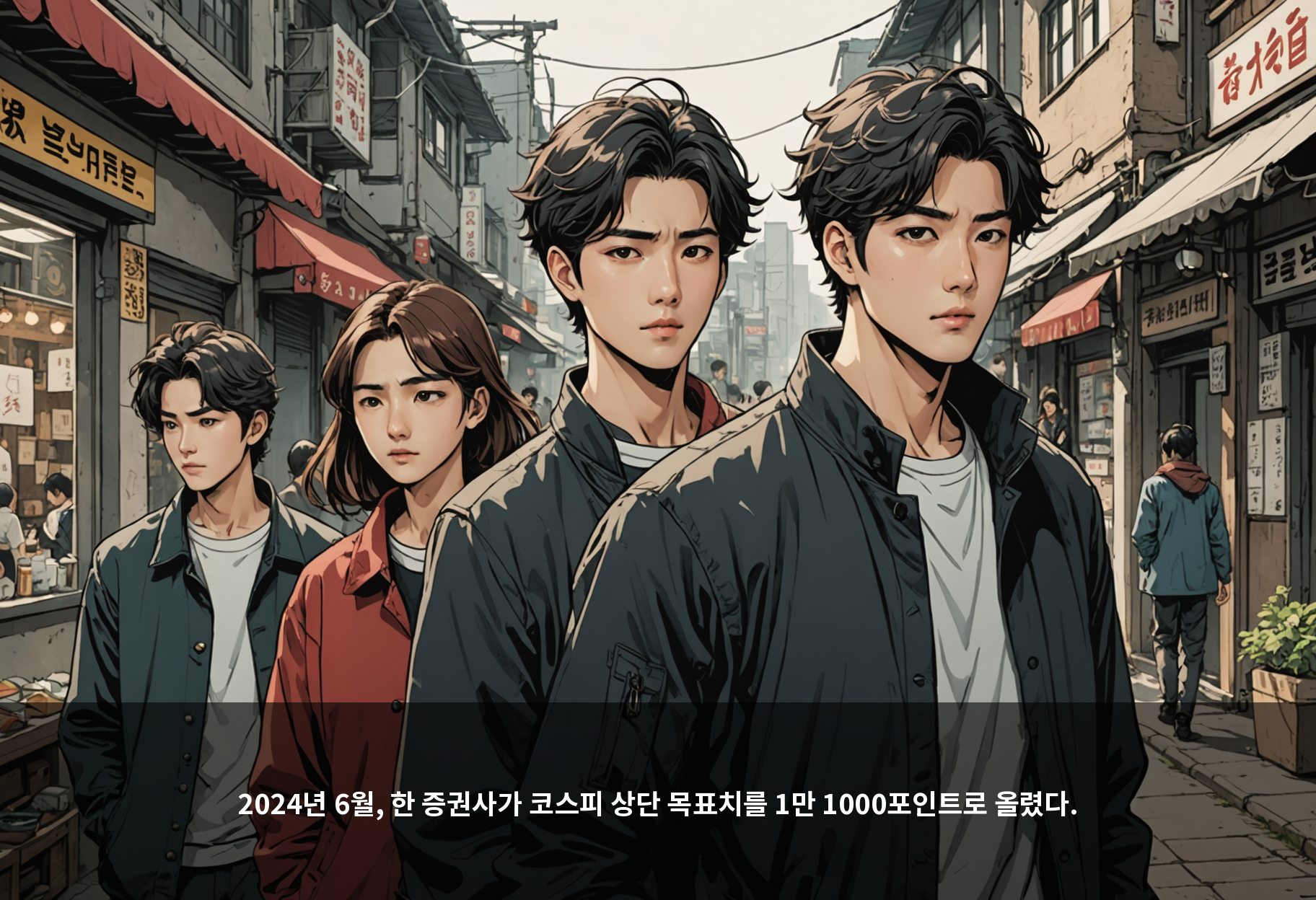 2024년 6월, 한 증권사가 코스피 상단 목표치를 1만 1000포인트로 올렸다.