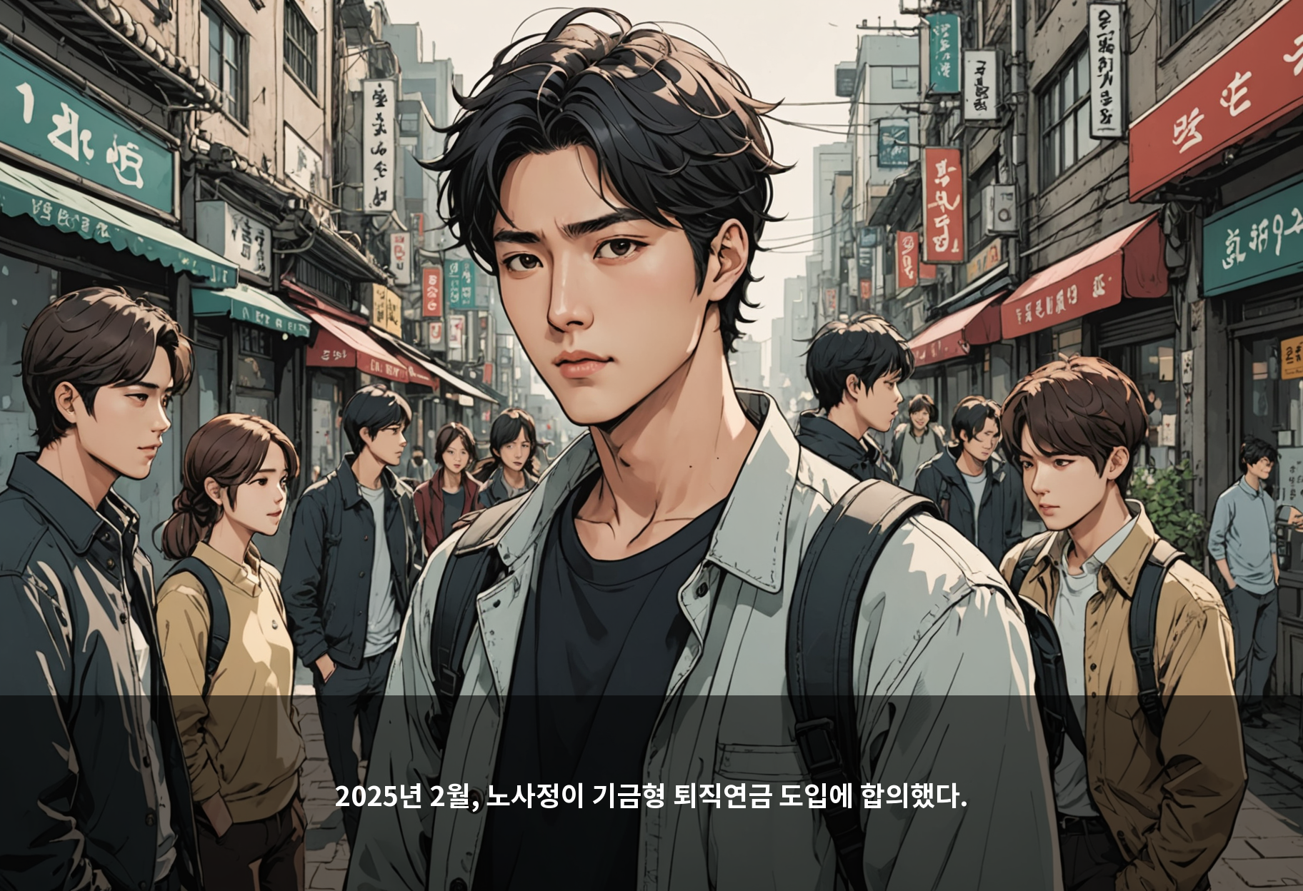 2025년 2월, 노사정이 기금형 퇴직연금 도입에 합의했다.