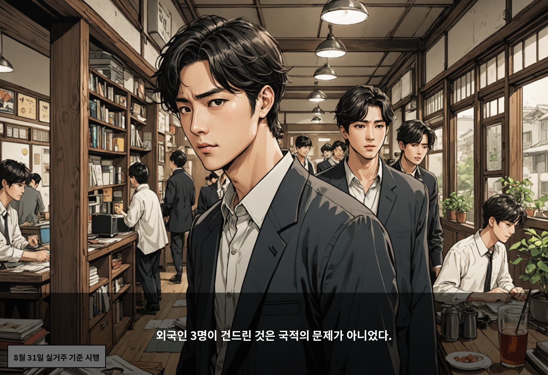 외국인 3명이 건드린 것은 국적의 문제가 아니었다.