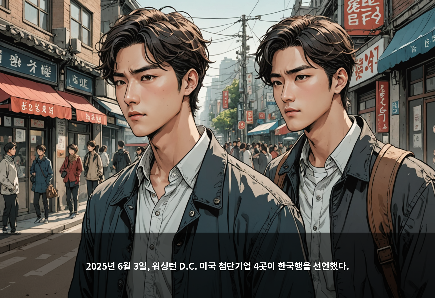 2025년 6월 3일, 워싱턴 D.C. 미국 첨단기업 4곳이 한국행을 선언했다.