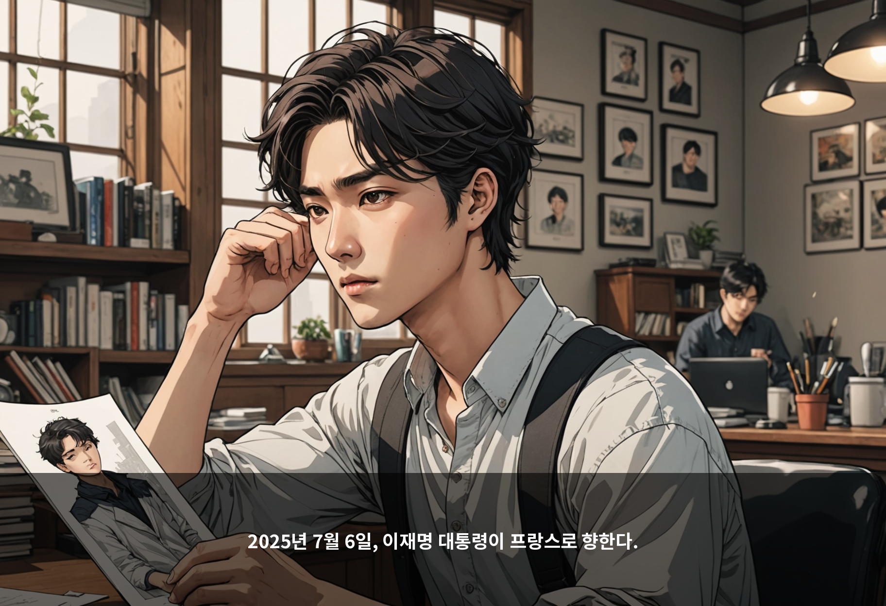 2025년 7월 6일, 이재명 대통령이 프랑스로 향한다.