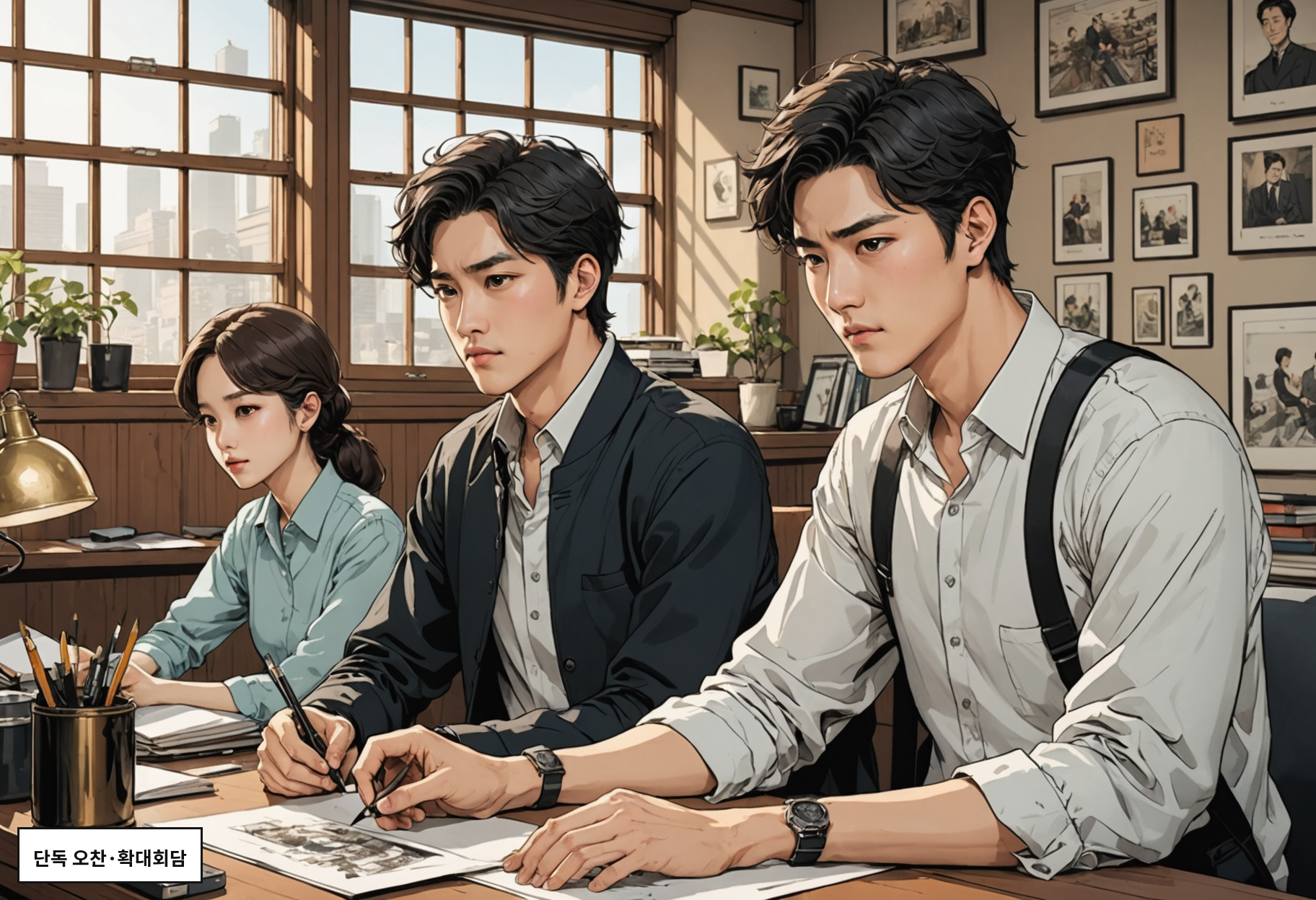 단독 오찬·확대회담