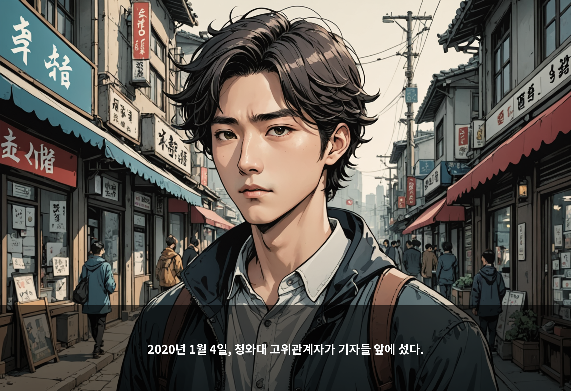 2020년 1월 4일, 청와대 고위관계자가 기자들 앞에 섰다.