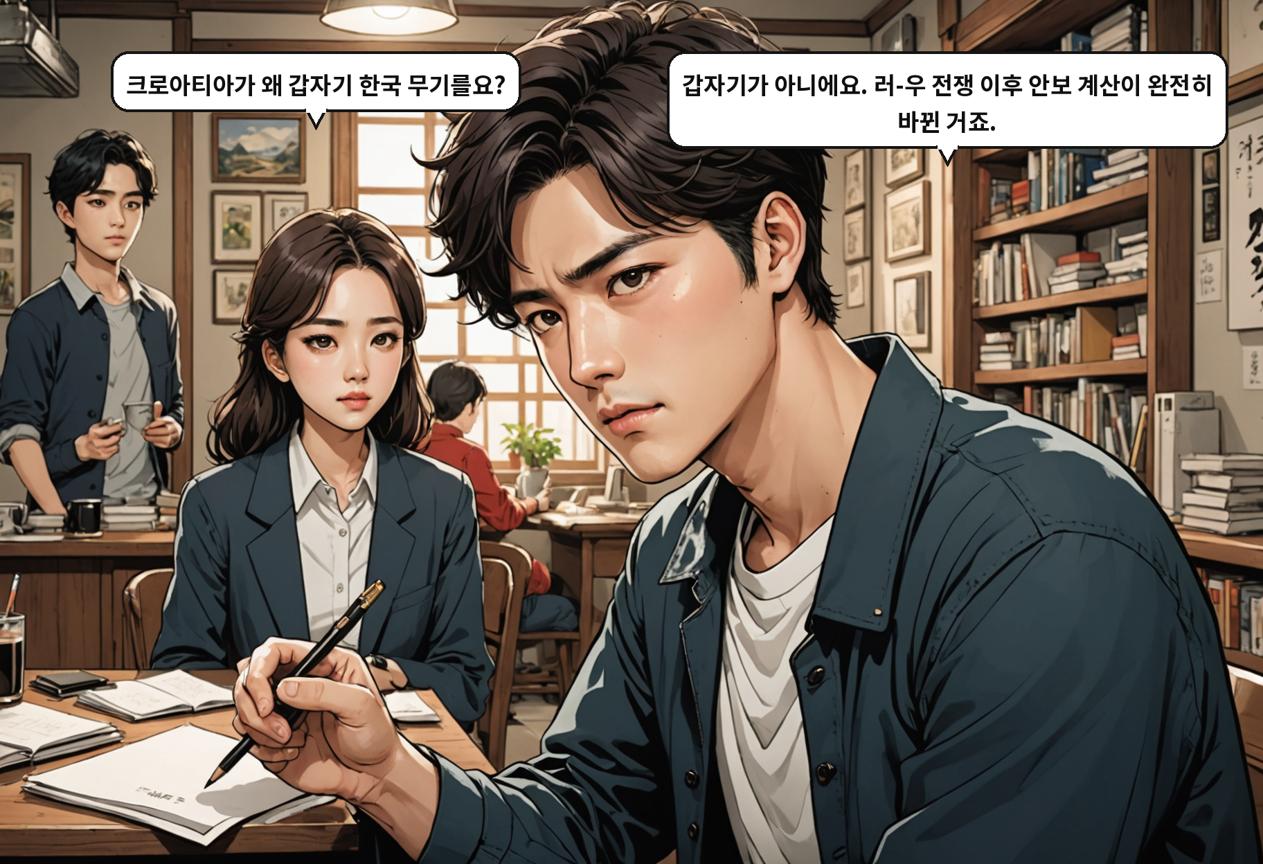 A: 크로아티아가 왜 갑자기 한국 무기를요? B: 갑자기가 아니에요. 러-우 전쟁 이후 안보 계산이 완전히 바뀐 거죠.