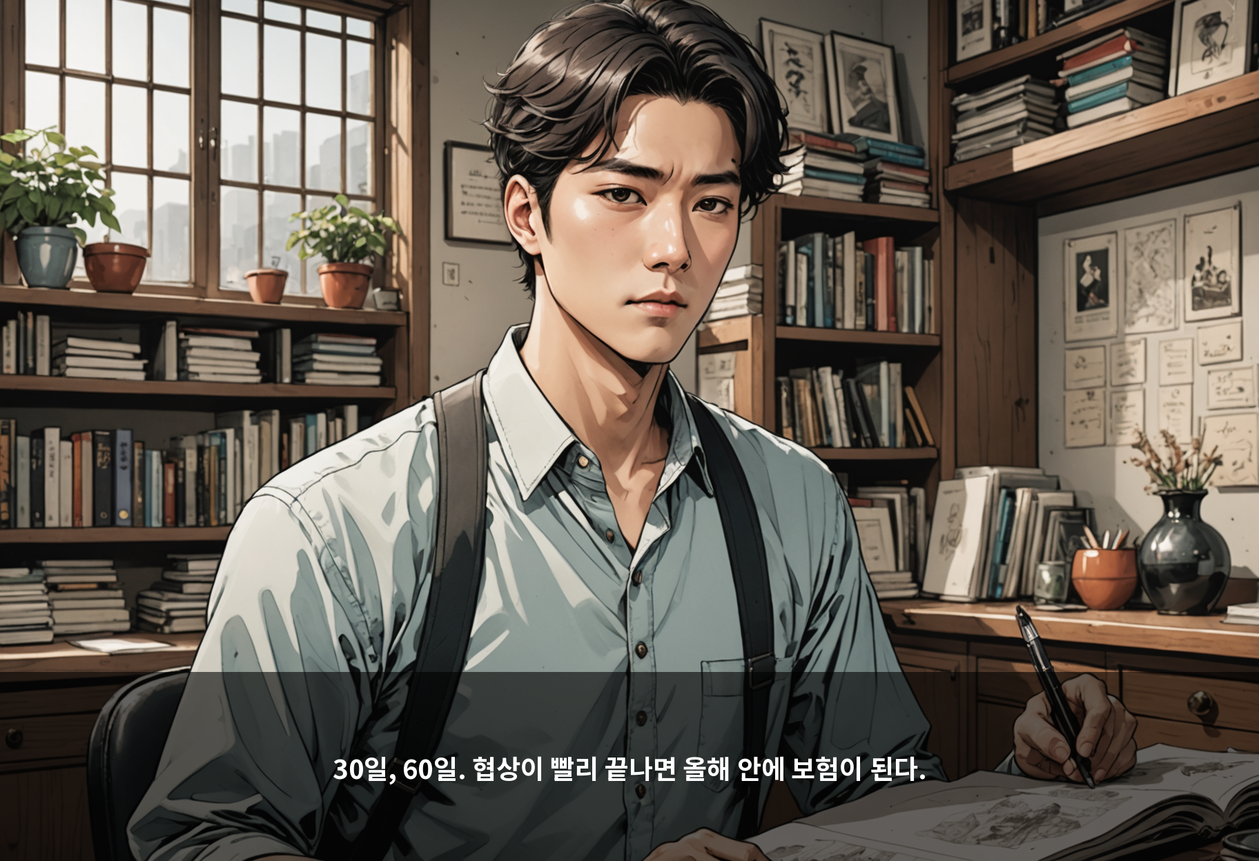 30일, 60일. 협상이 빨리 끝나면 올해 안에 보험이 된다.