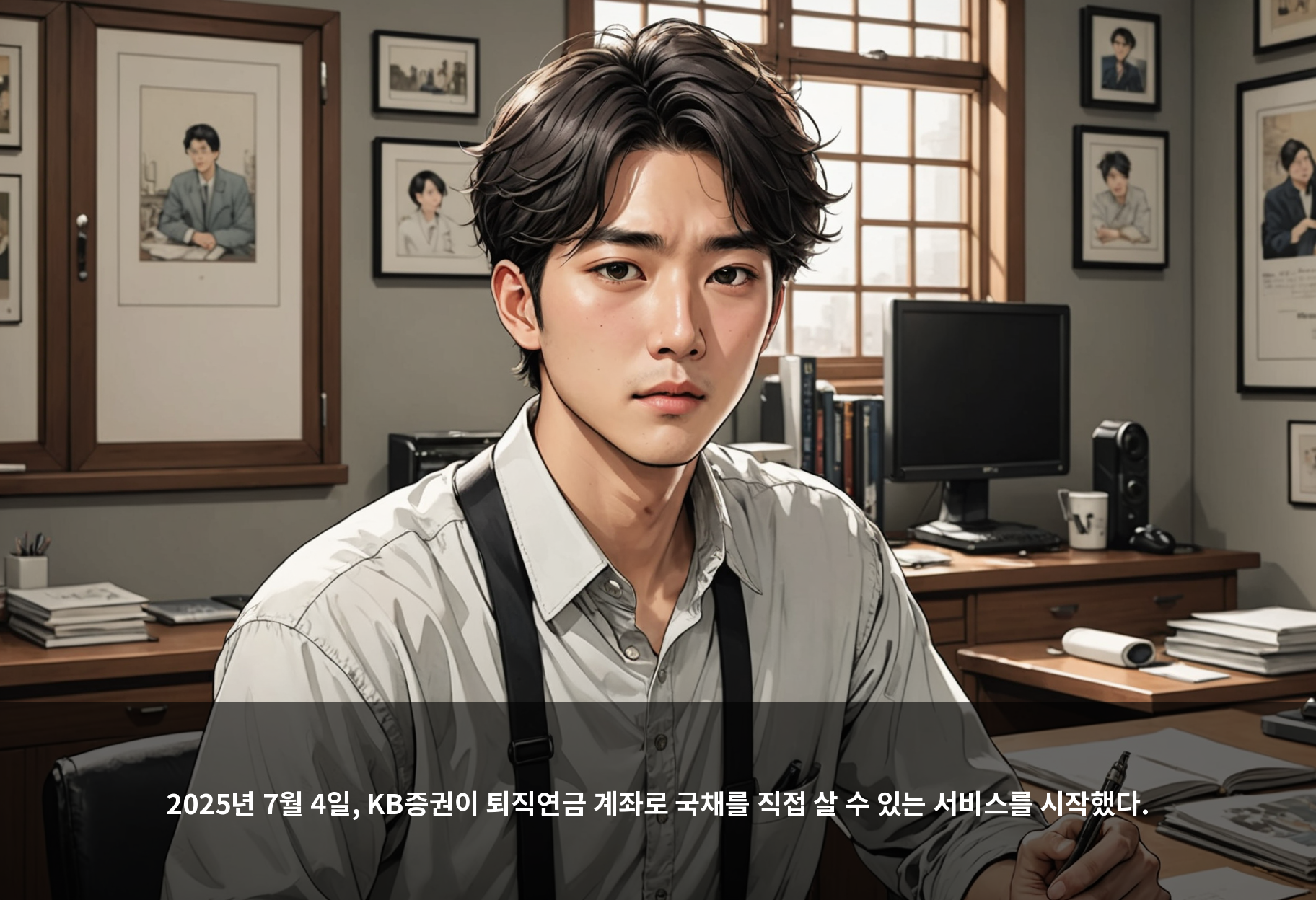 2025년 7월 4일, KB증권이 퇴직연금 계좌로 국채를 직접 살 수 있는 서비스를 시작했다.