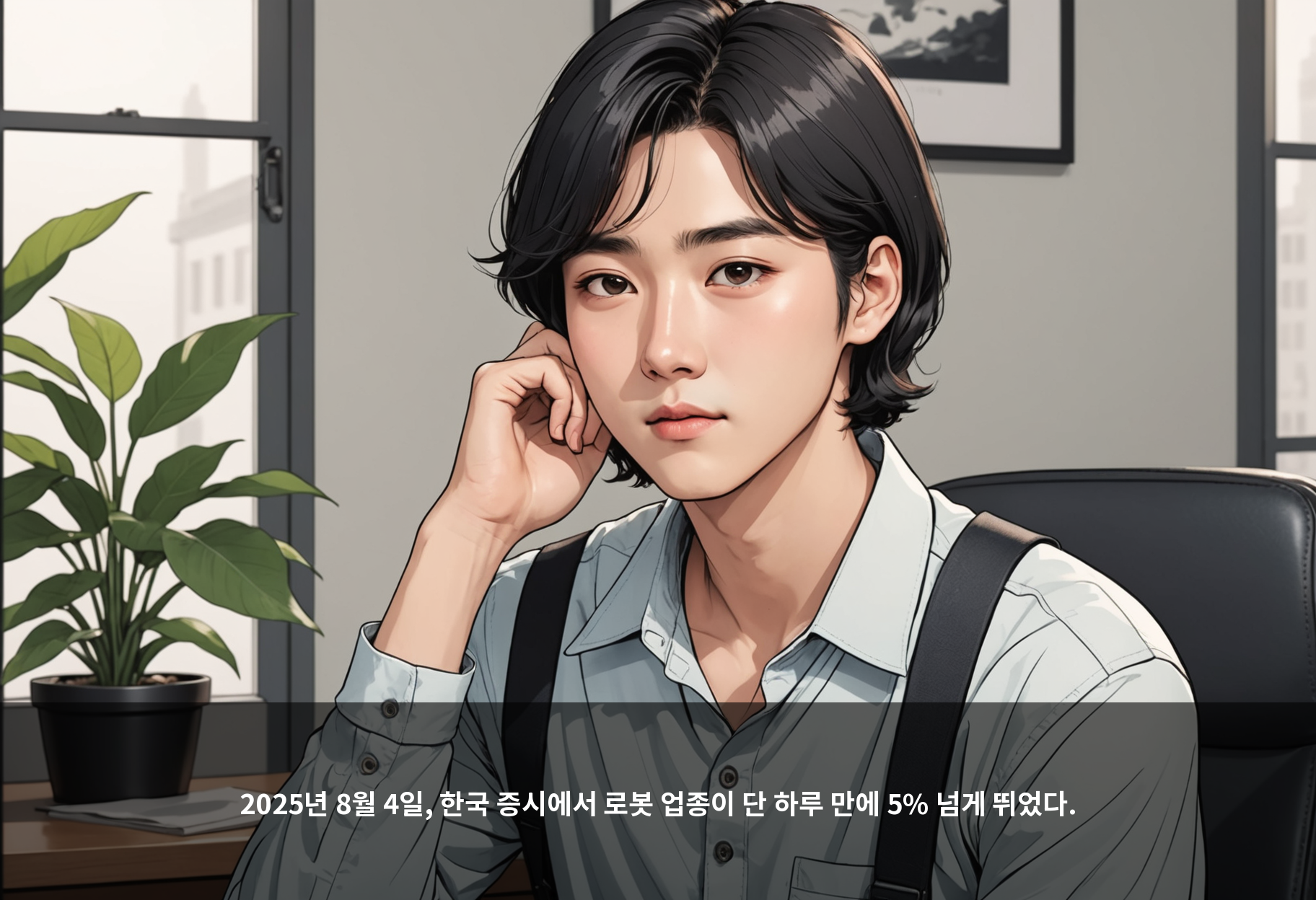 2025년 8월 4일, 한국 증시에서 로봇 업종이 단 하루 만에 5% 넘게 뛰었다.