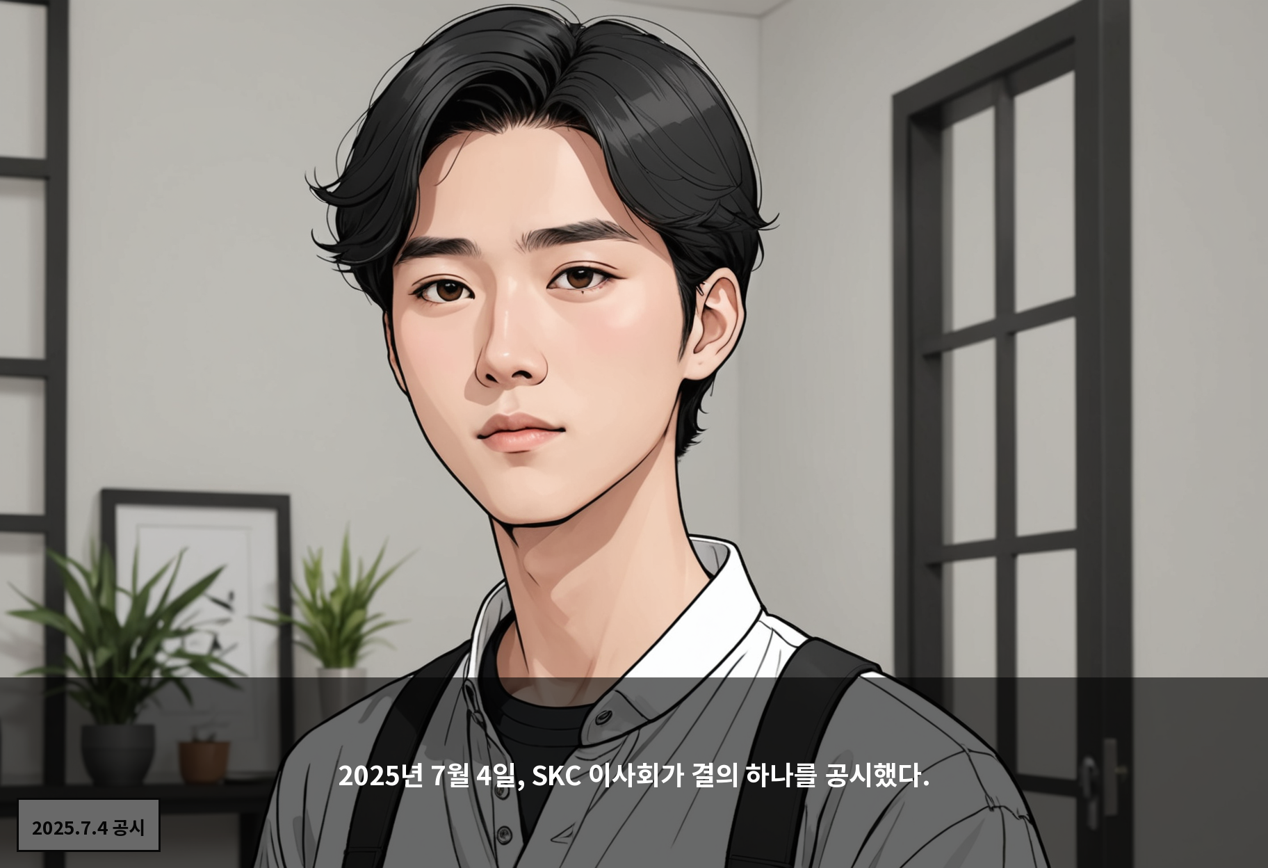 2025년 7월 4일, SKC 이사회가 결의 하나를 공시했다.